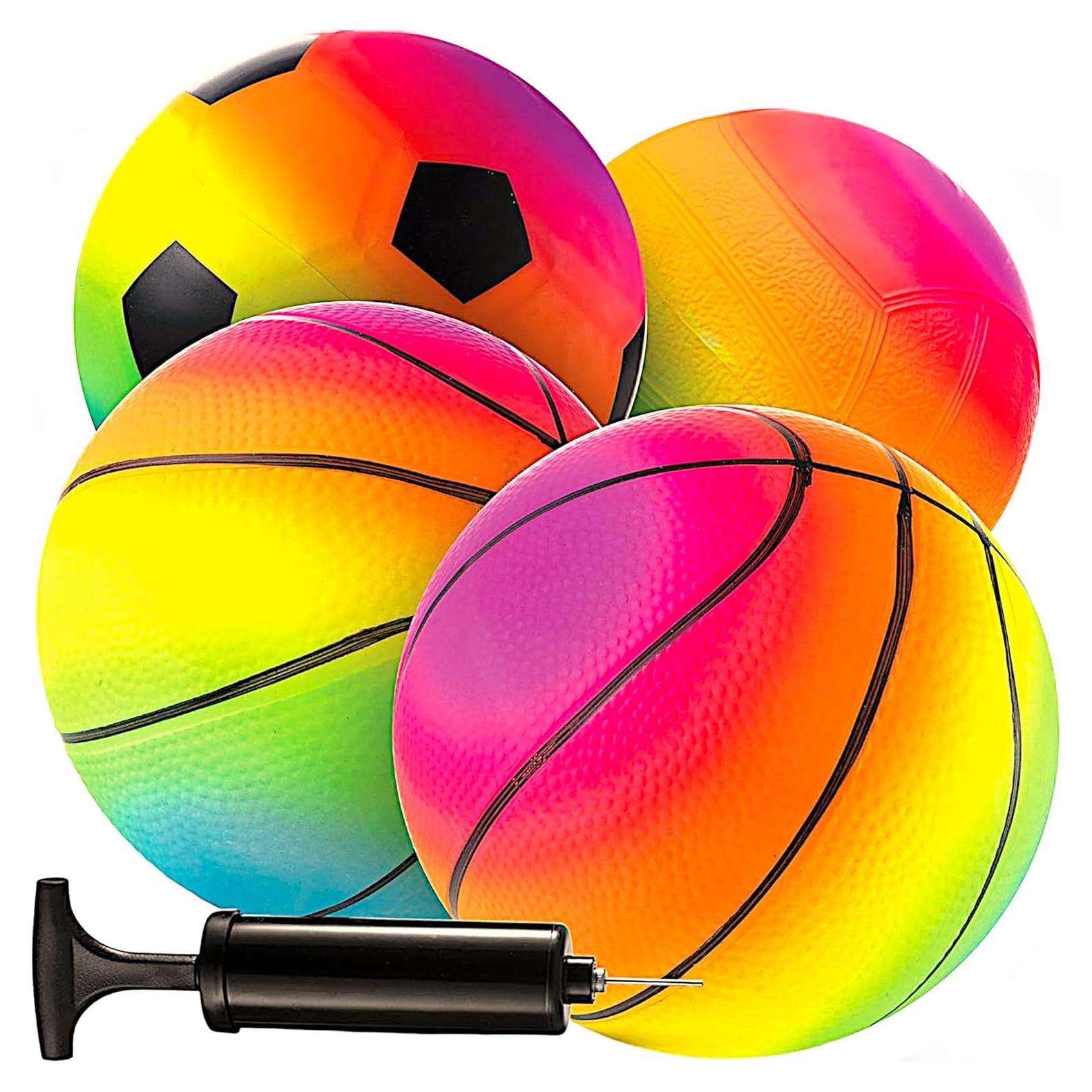 Pelotas Inflables Bedwina - 4 Piezas para Niños