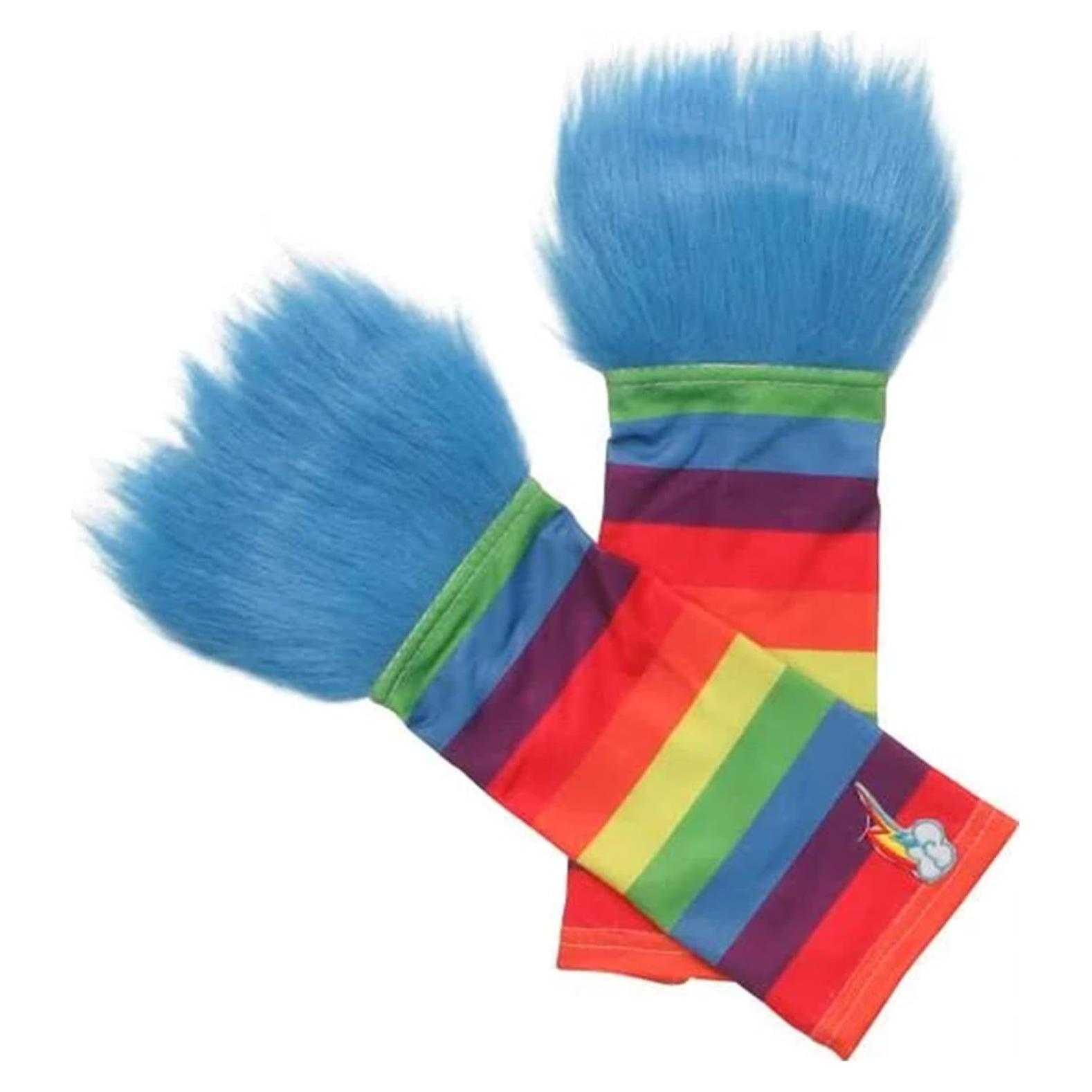 Guantes Disfraz Rainbow Dash Mi Pequeño Pony 100% Poliester