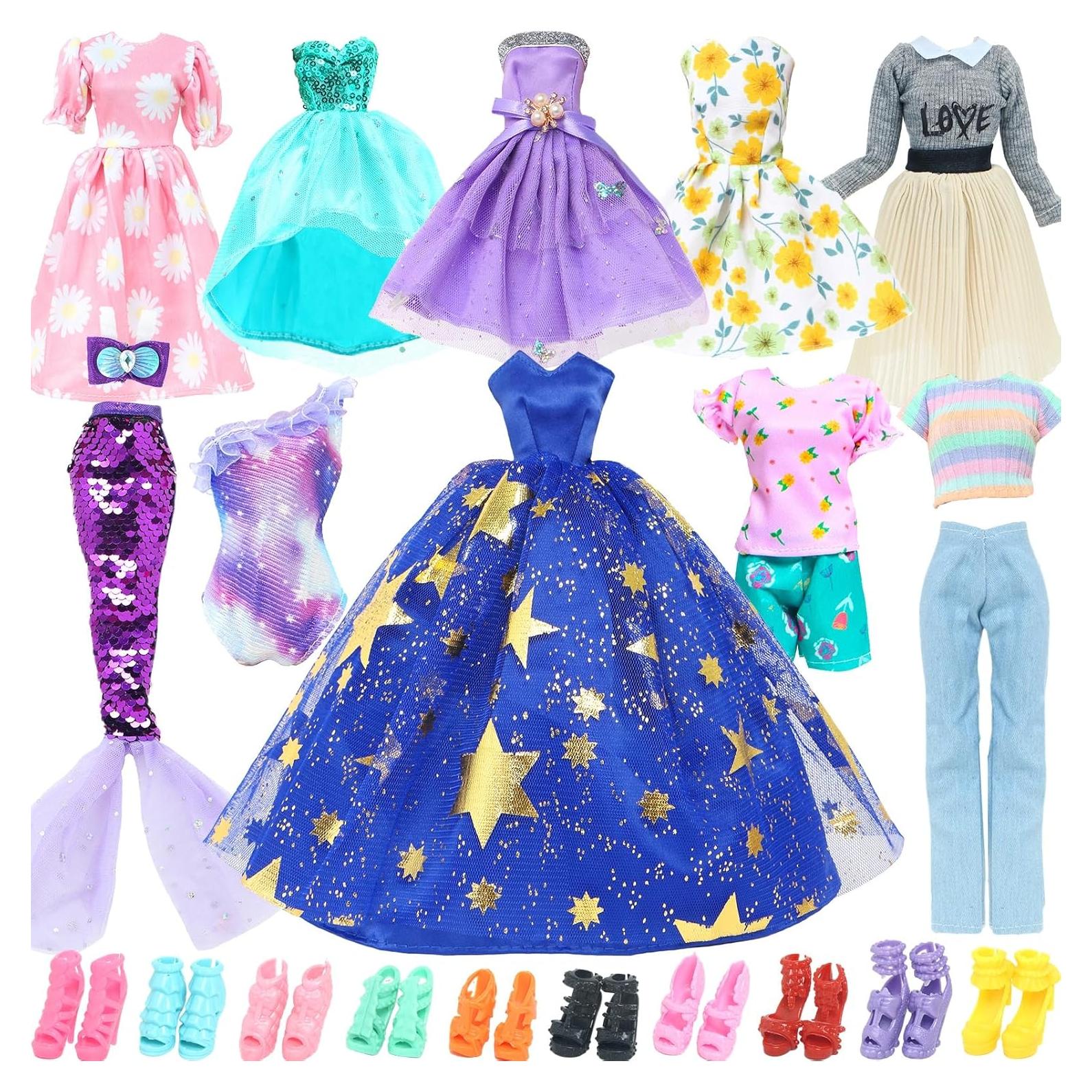 Conjunto de Ropa para Muñeca 11.5" BLIJOLA 24 Piezas