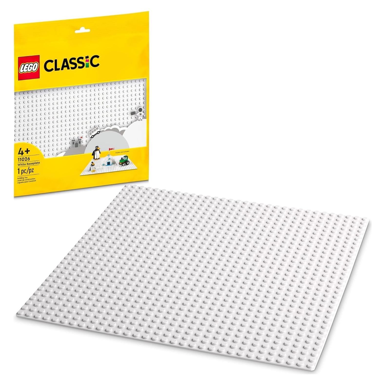 Baseplate Blanco LEGO Clásico 32x32 cm para Construcción