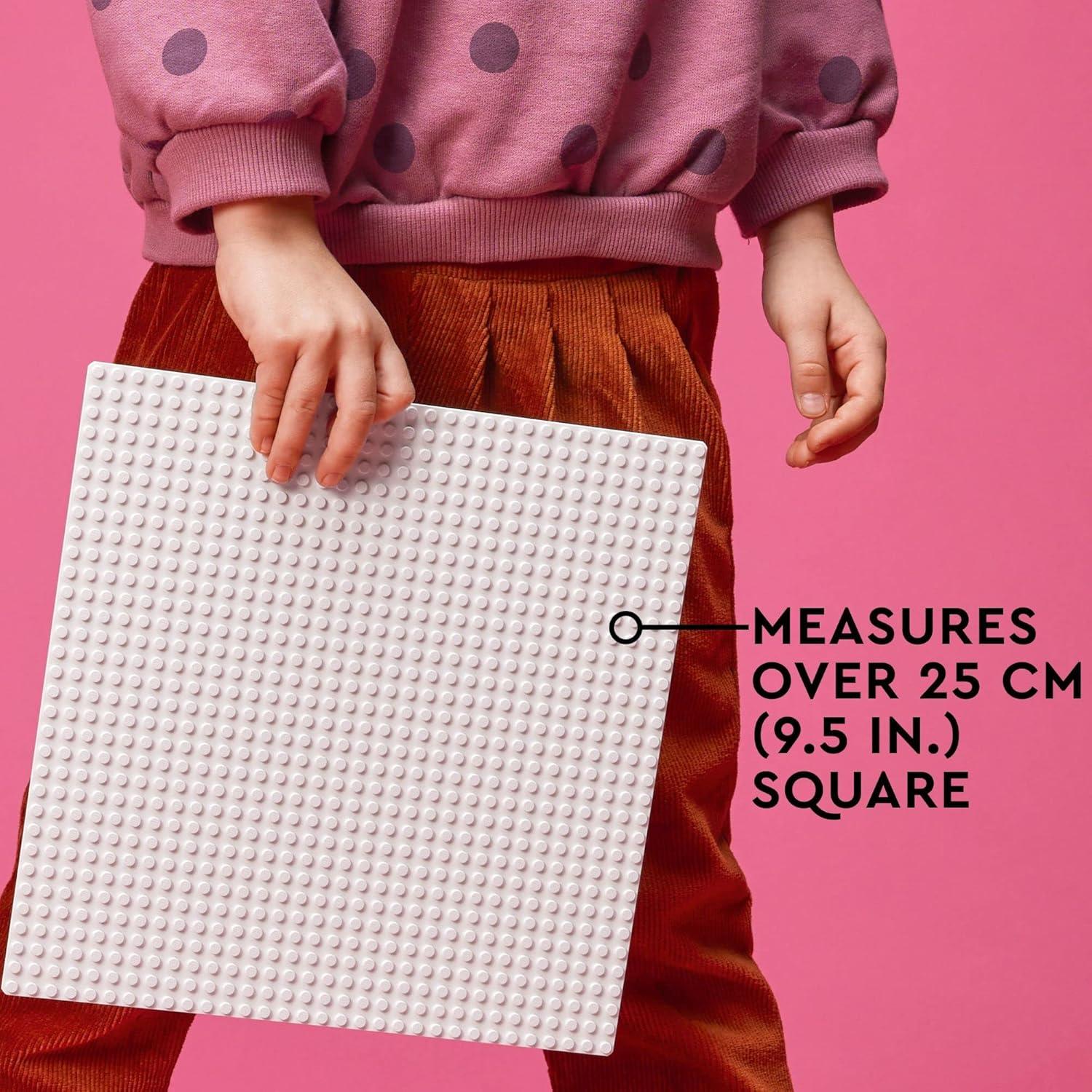 Baseplate Blanco LEGO Clásico 32x32 cm para Construcción