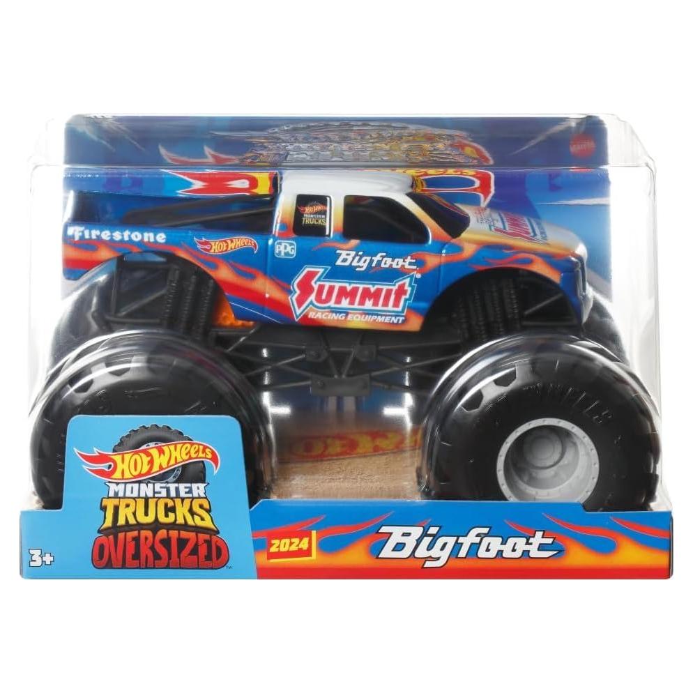 Hot Wheels Monster Trucks Bigfoot Summit 2024 1:24 Metal Fundido