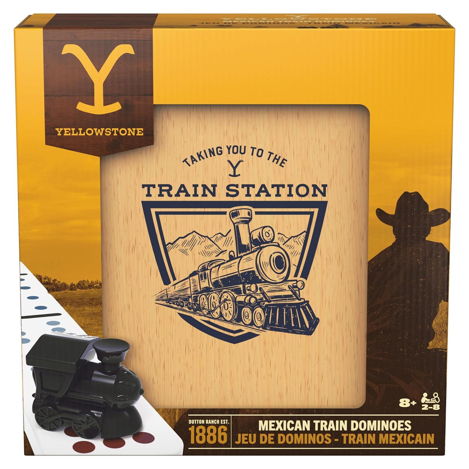Dominó Mexicano Spin Master Yellowstone en Estuche de Madera