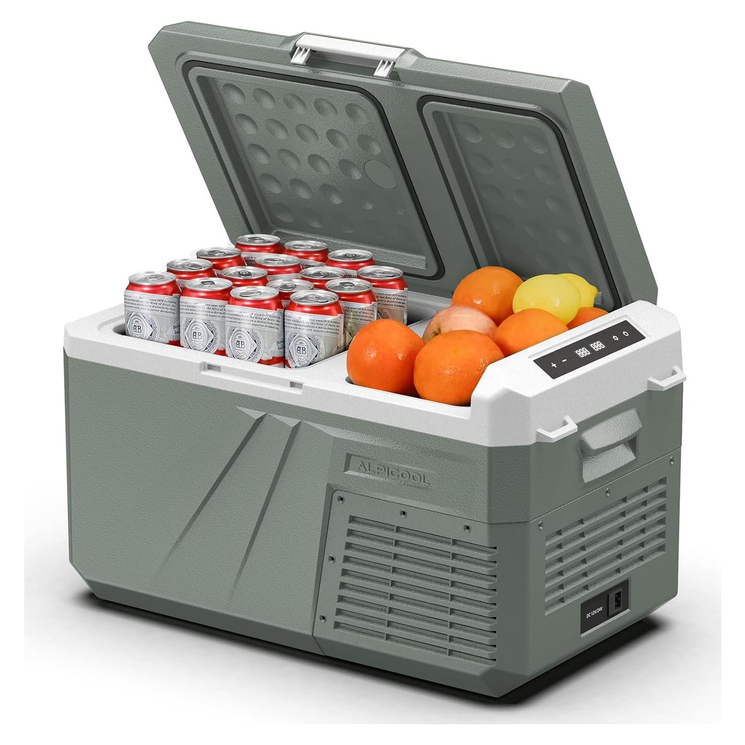 Refrigerador Portátil Alpicool QX20 26QT 12V Doble Zona -20°C