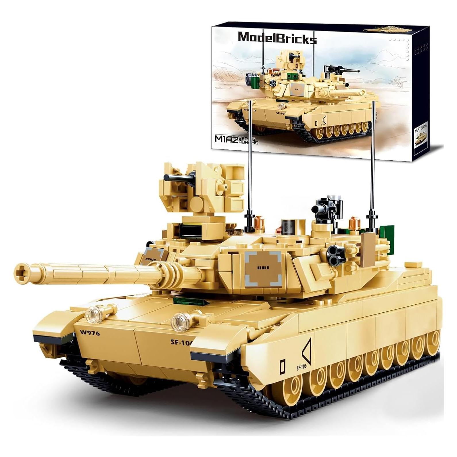 Set de Construcción Tanque M1A2 Sluban 781 Piezas 6+ Años