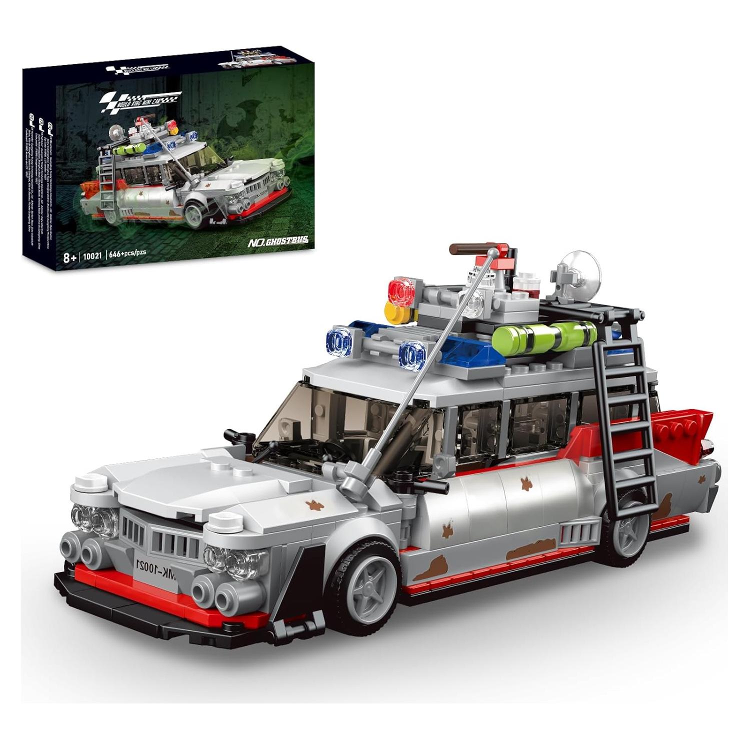 Kit de Bloques de Construcción Ghost Car ECTO-1 646 PCS