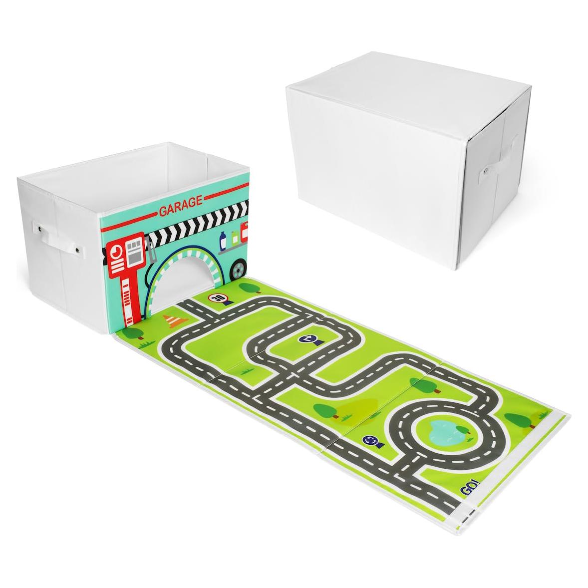Caja de Almacenamiento de Juguetes EMBRACE PLAY con Alfombra