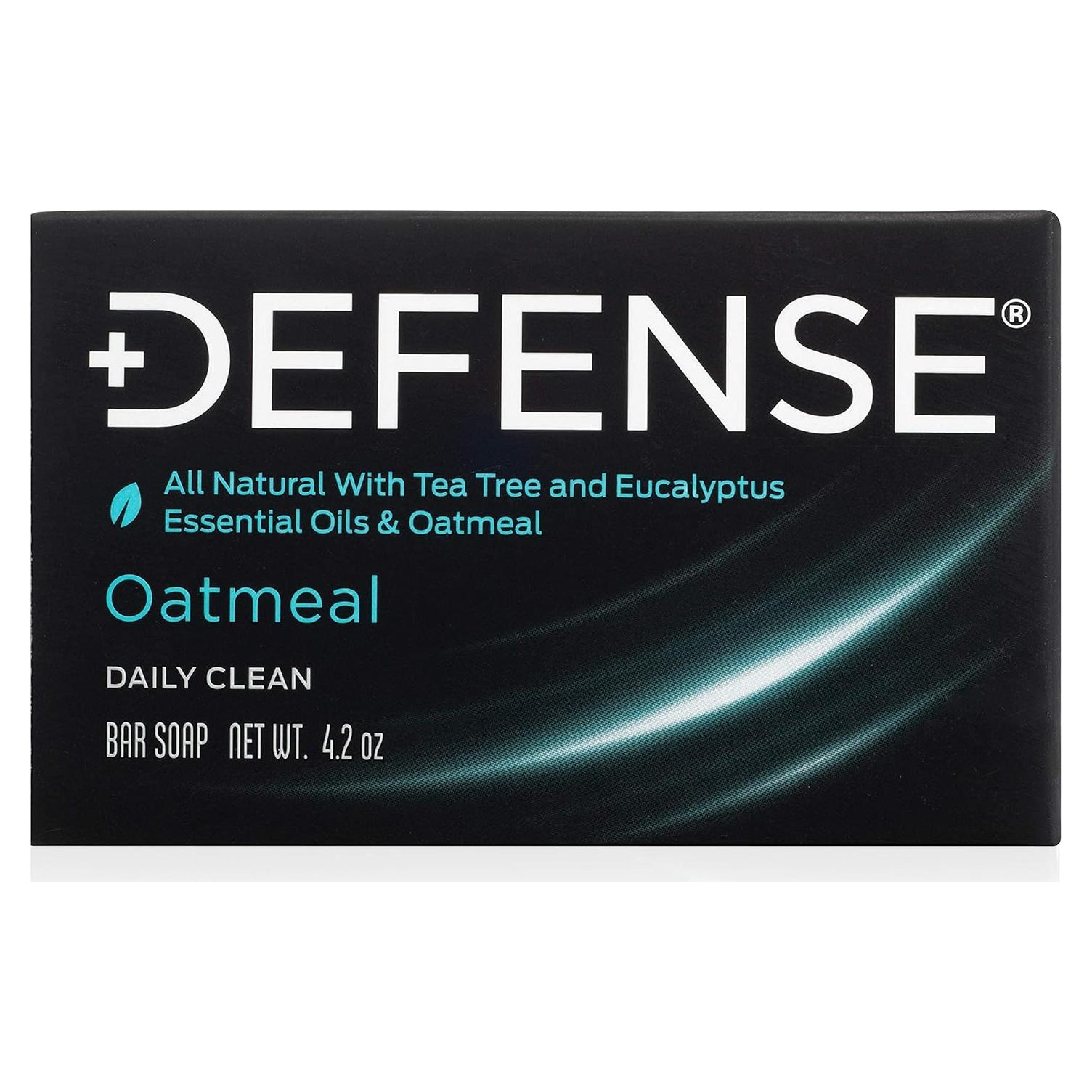 Jabón en Barra Natural Defense para Hombres 119g - Avena y Eucalipto