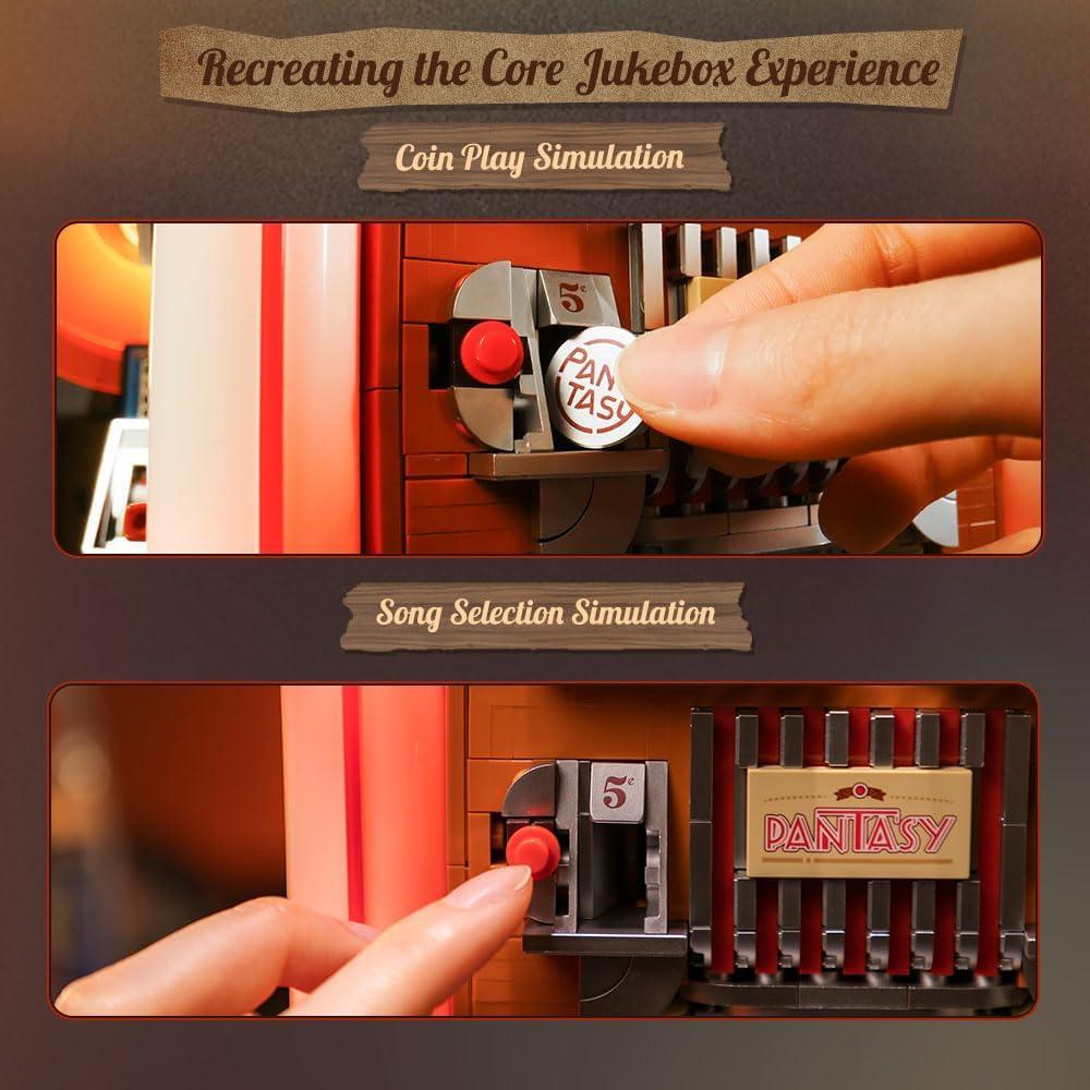 Kit de Construcción Jukebox Retro PANTASY 85020 con Sonido
