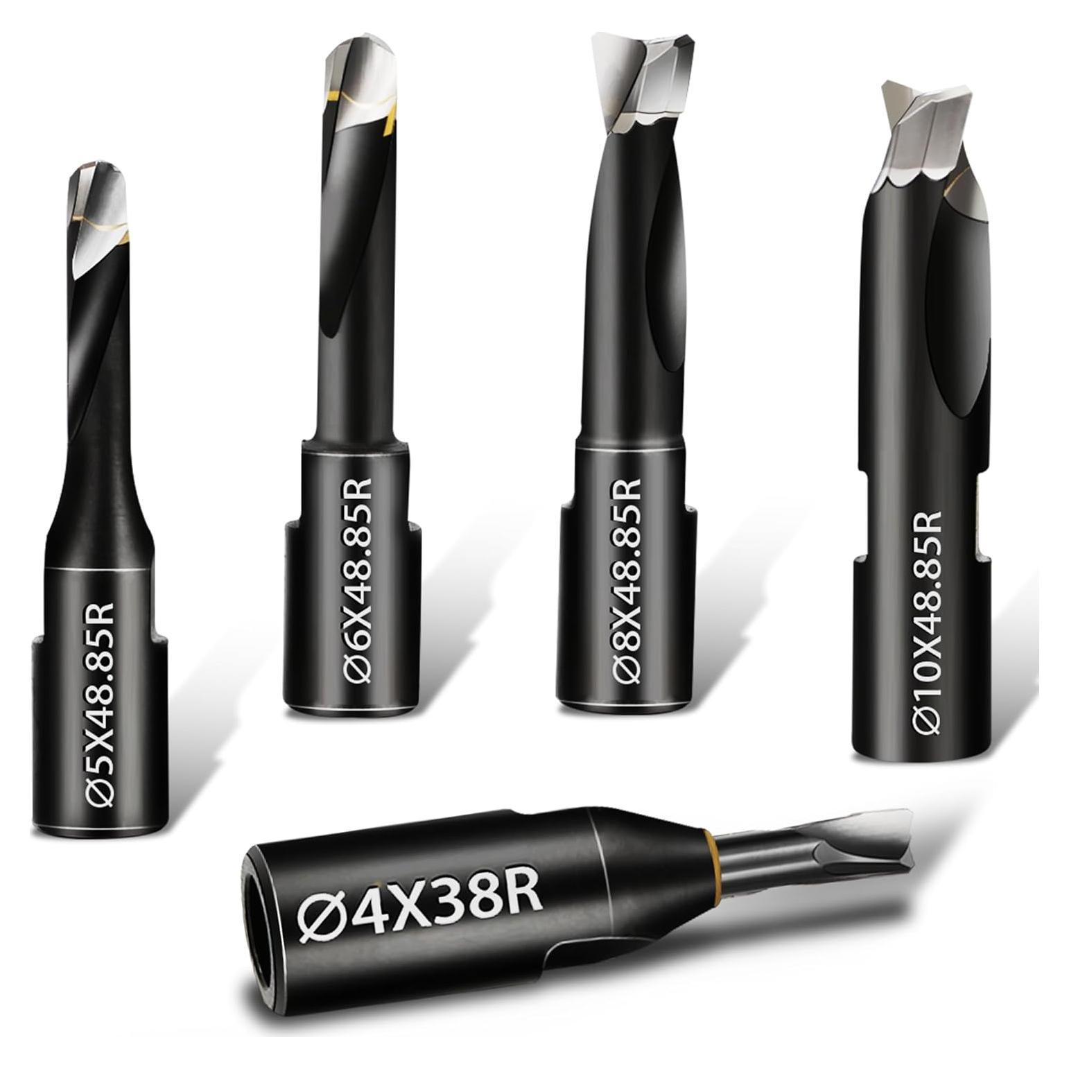 Juego de Puntas de Dominó ZSUCC Carburo Sólido 4-10mm