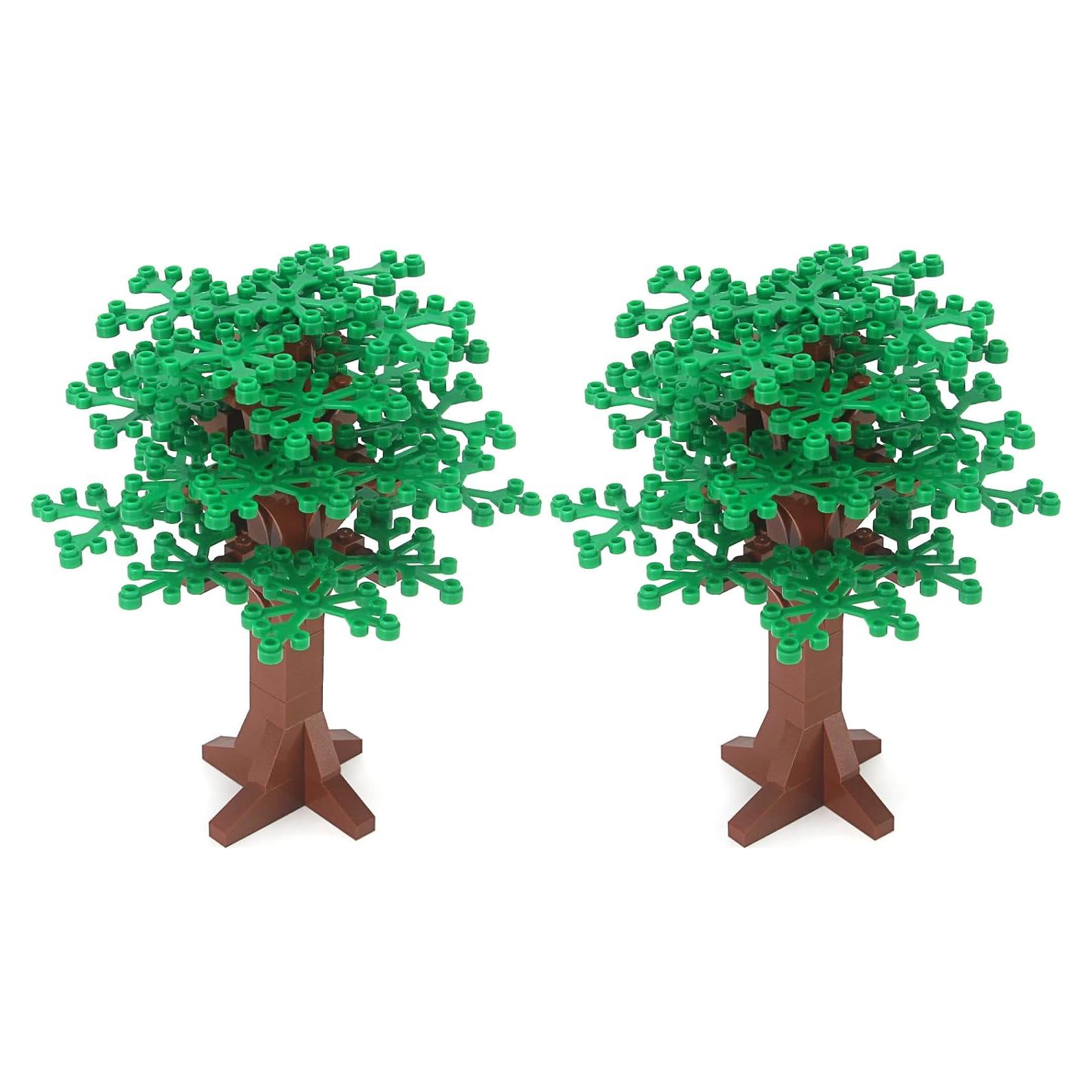 Juego de Bloques de Construcción de Árboles Grandes F - 17 cm Verde (2 piezas)