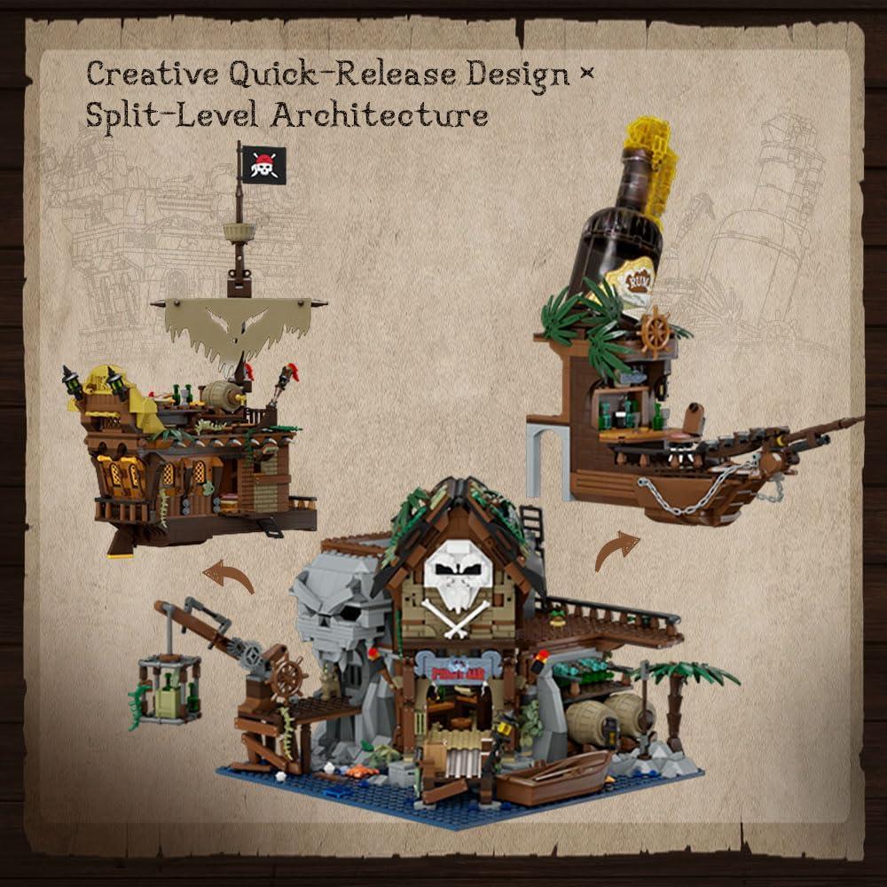 Kit de Construcción Taberna Pirata PANTASY 3.46kg 58cm