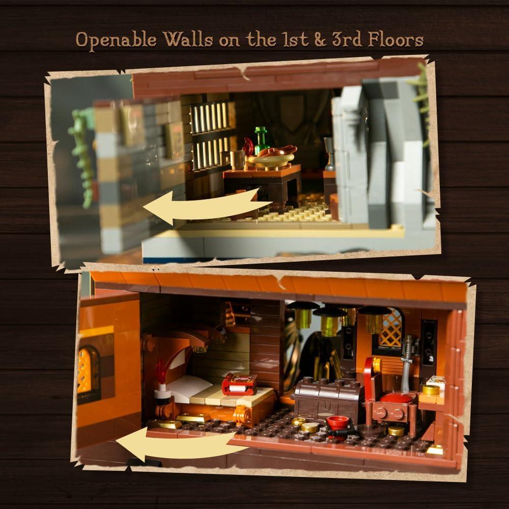 Kit de Construcción Taberna Pirata PANTASY 3.46kg 58cm