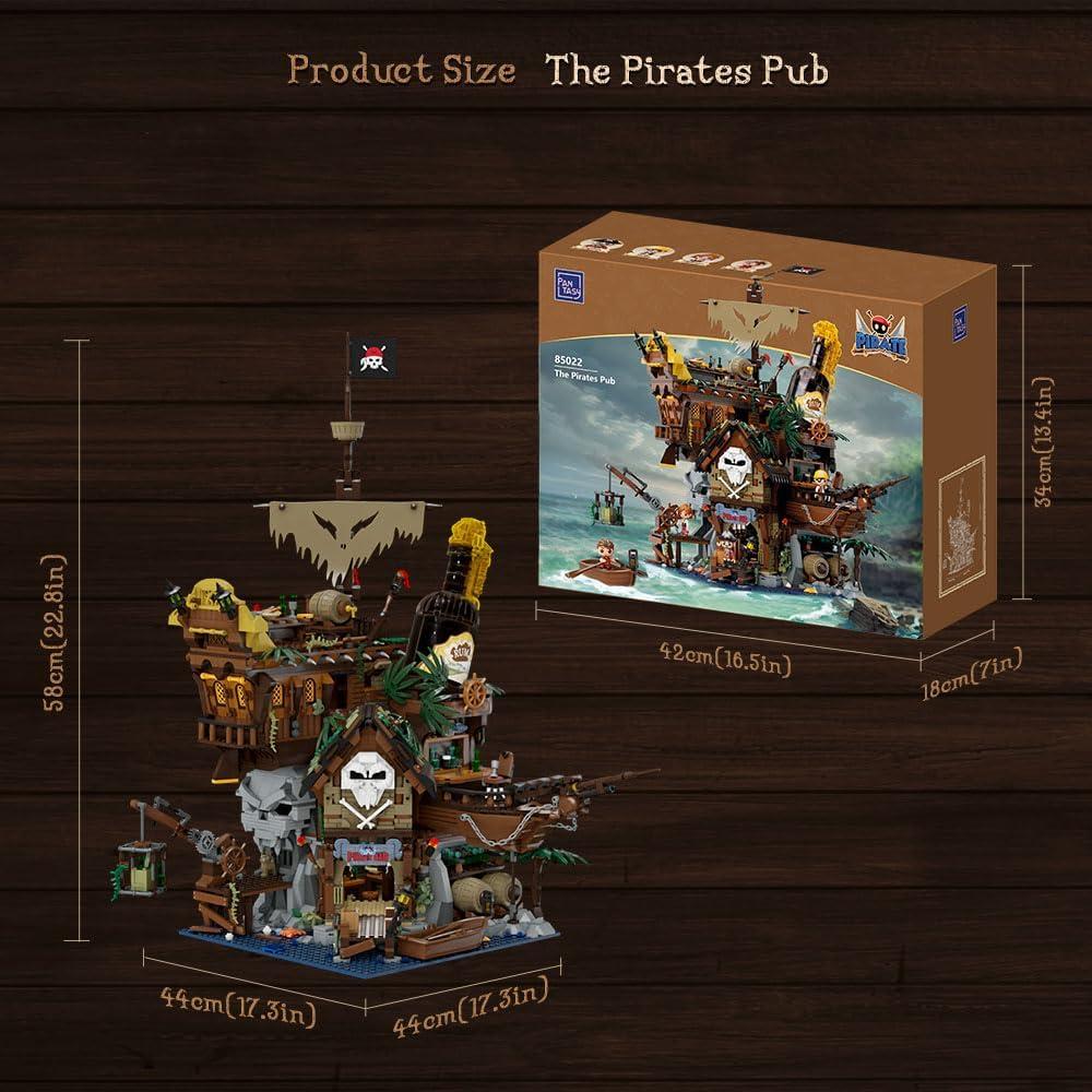 Kit de Construcción Taberna Pirata PANTASY 3.46kg 58cm