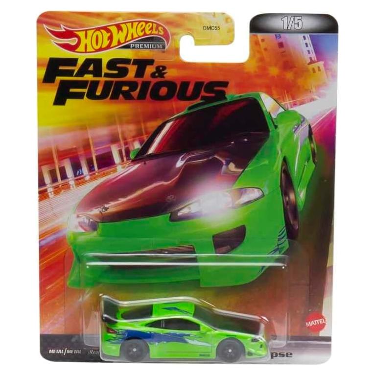 Hot Wheels Mitsubishi Eclipse Colección Retro 1:64 para Jugar