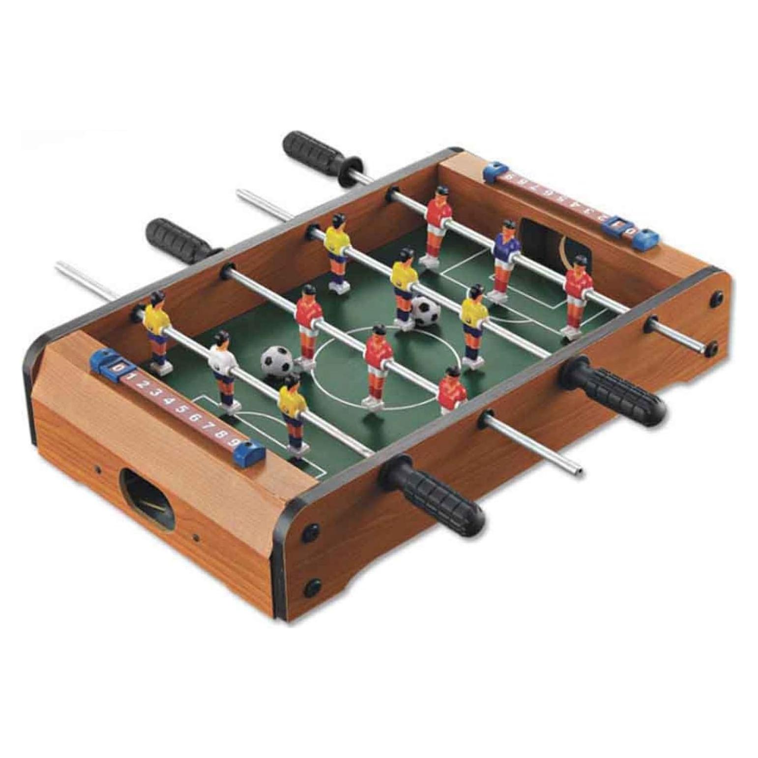Mesa de Futbolín Saycker Miniatura de Madera 34.5x21.5cm