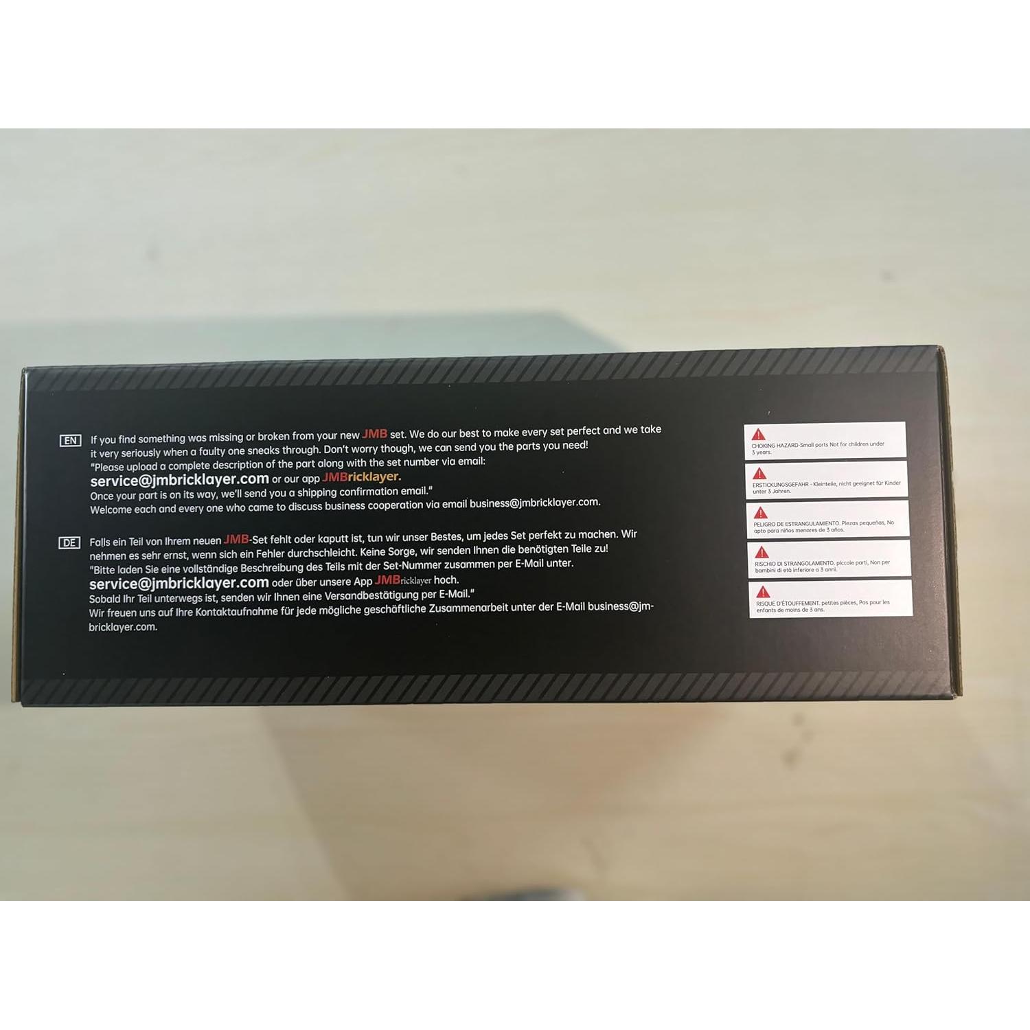 Set de Construcción de Trenes JMBricklayer 51113 con Luces 880 Piezas