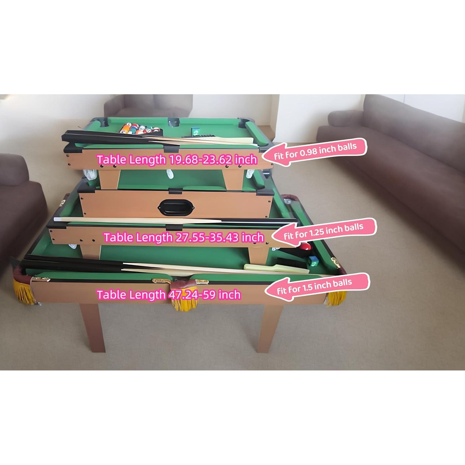 Conjunto de 16 Bolas de Billar Mini KHIOPNT 2.5cm