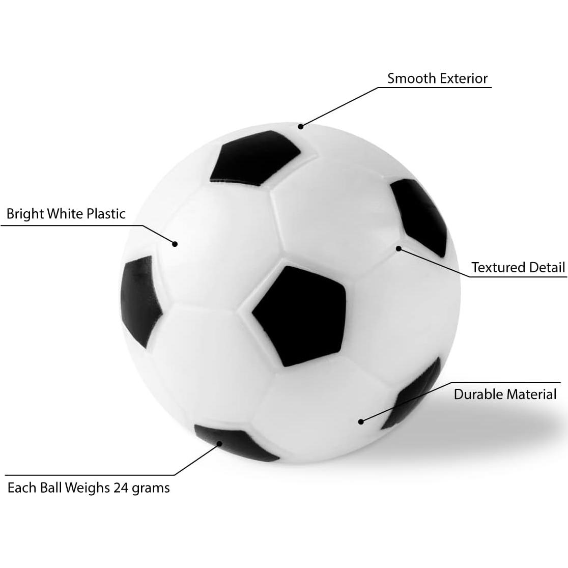 Pelotas de Futbolín Super Z Outlet 36mm Paquete de 6