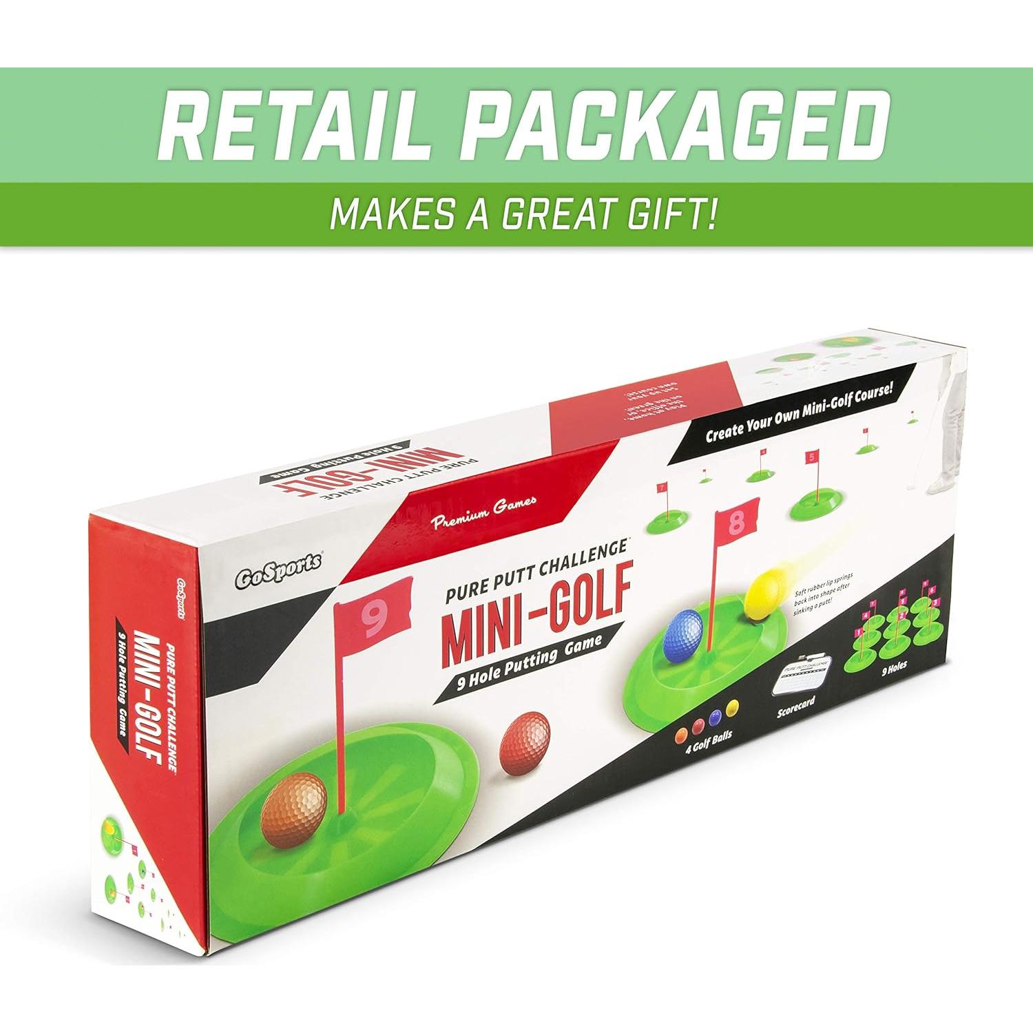 Juego de Mini Golf GoSports Desafío de Putt Puro - 9 Hoyos