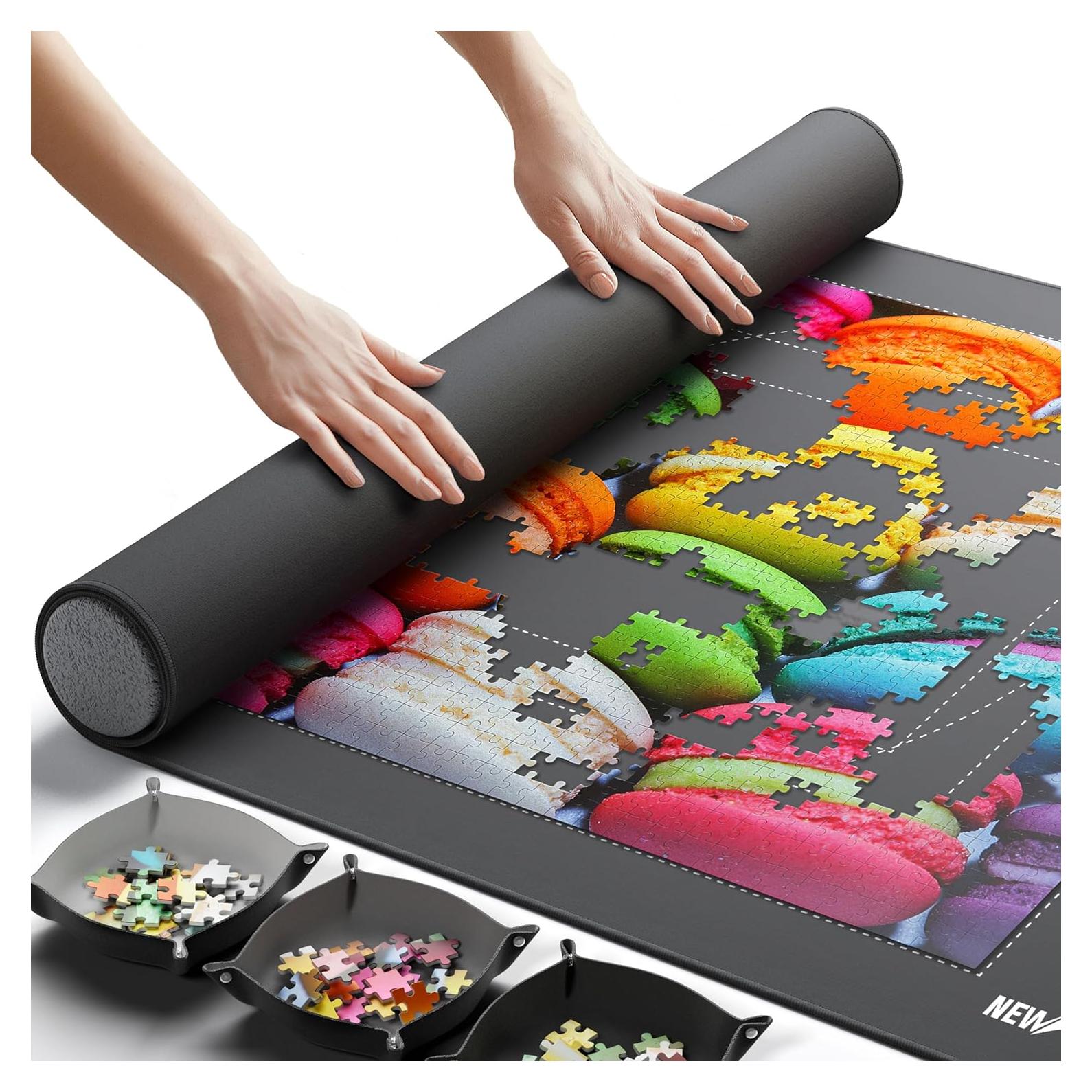 Alfombrilla para rompecabezas Newverest 1000 piezas 100x60 cm