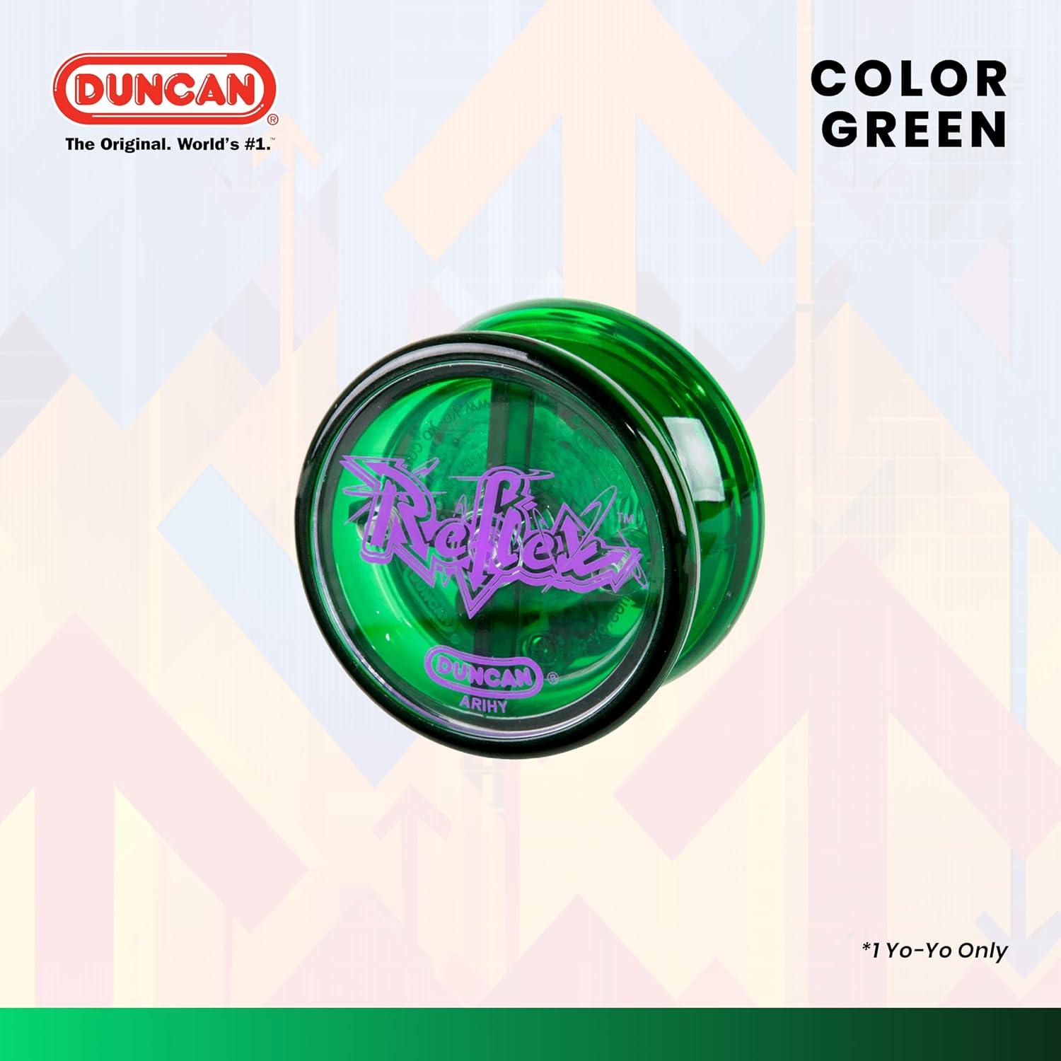 Yo-Yo Duncan Reflex Verde para Principiantes con Auto Retorno