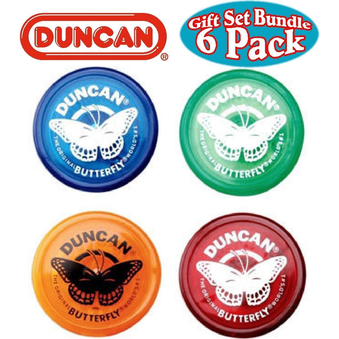 Conjunto de 6 Yo-Yos Mariposa Duncan - Regalo para Niños