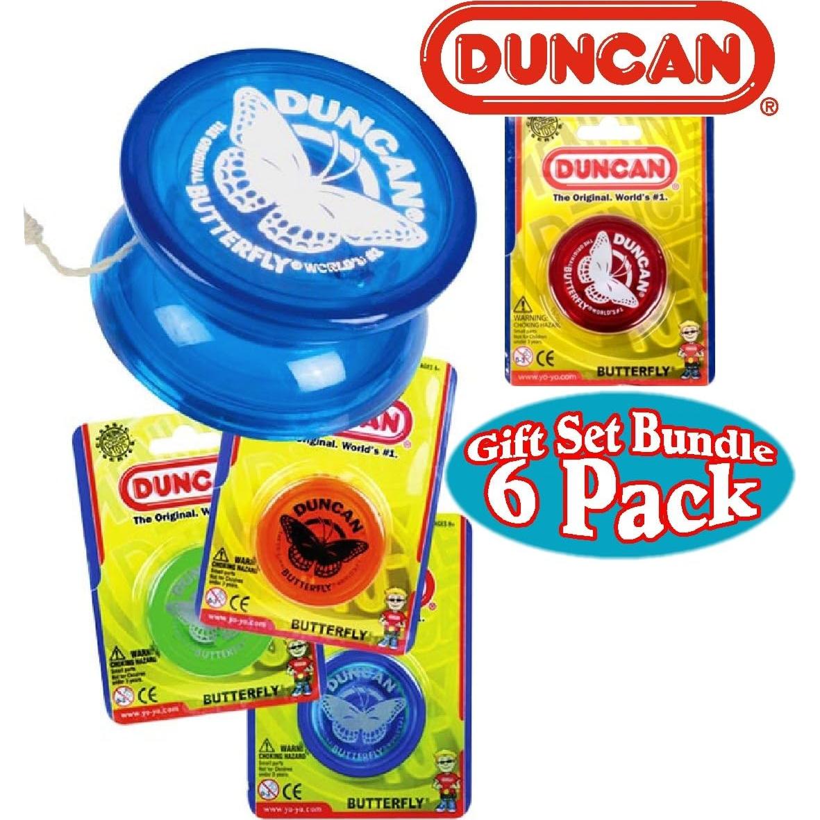 Conjunto de 6 Yo-Yos Mariposa Duncan - Regalo para Niños