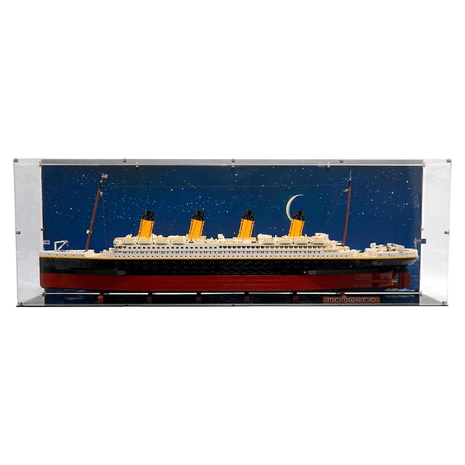 Caja de Exhibición LEGO Titanic 10294 - Noche Congelada