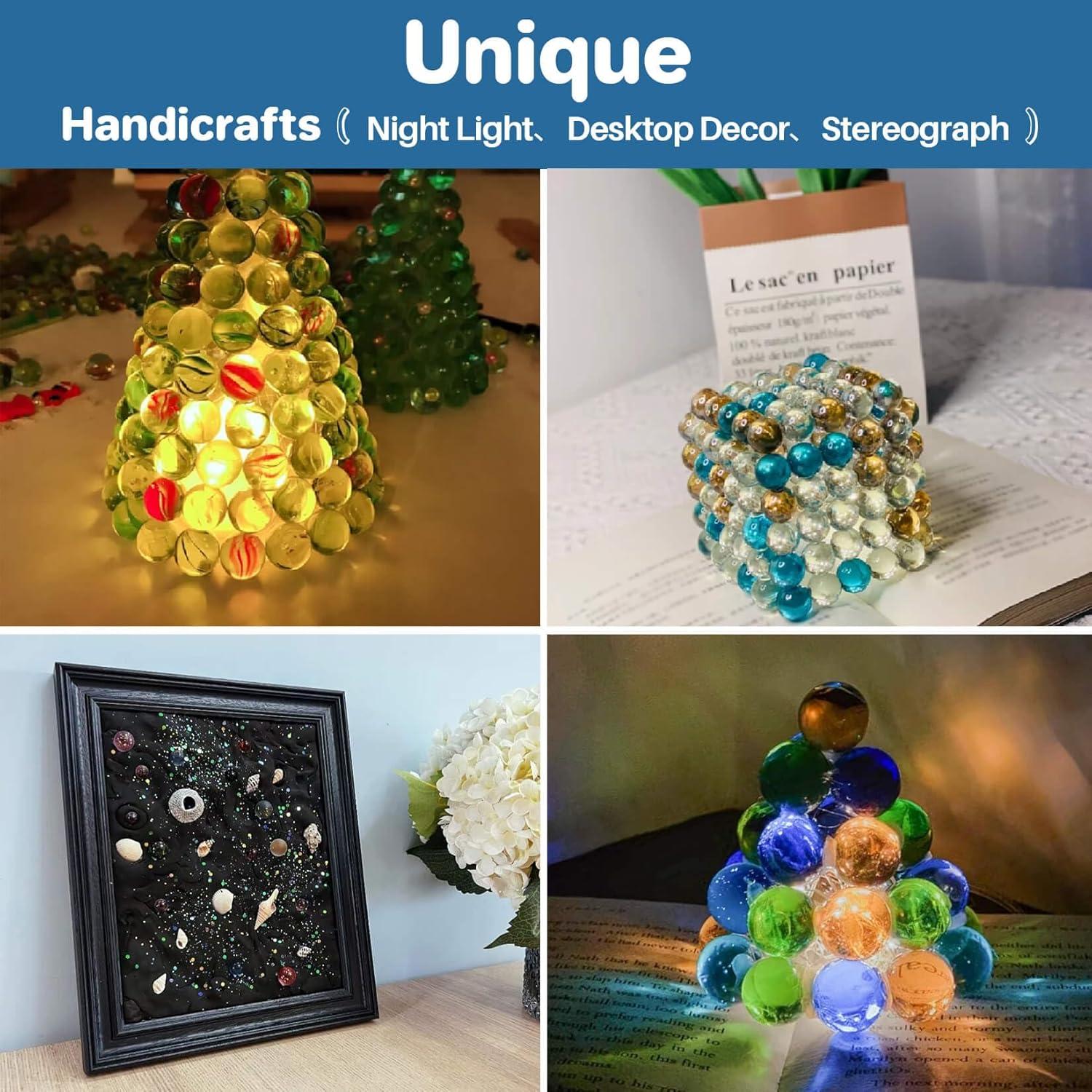 Canicas de vidrio Sukh - 100 piezas mezcla colores 14mm 16mm