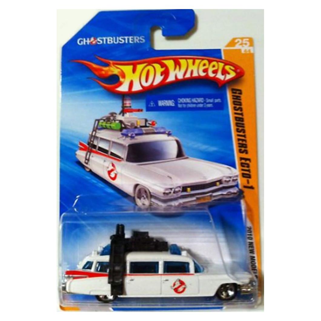 Hot Wheels GHOSTBUSTERS ECTO-1 1959 Cadillac Blanco 1:64