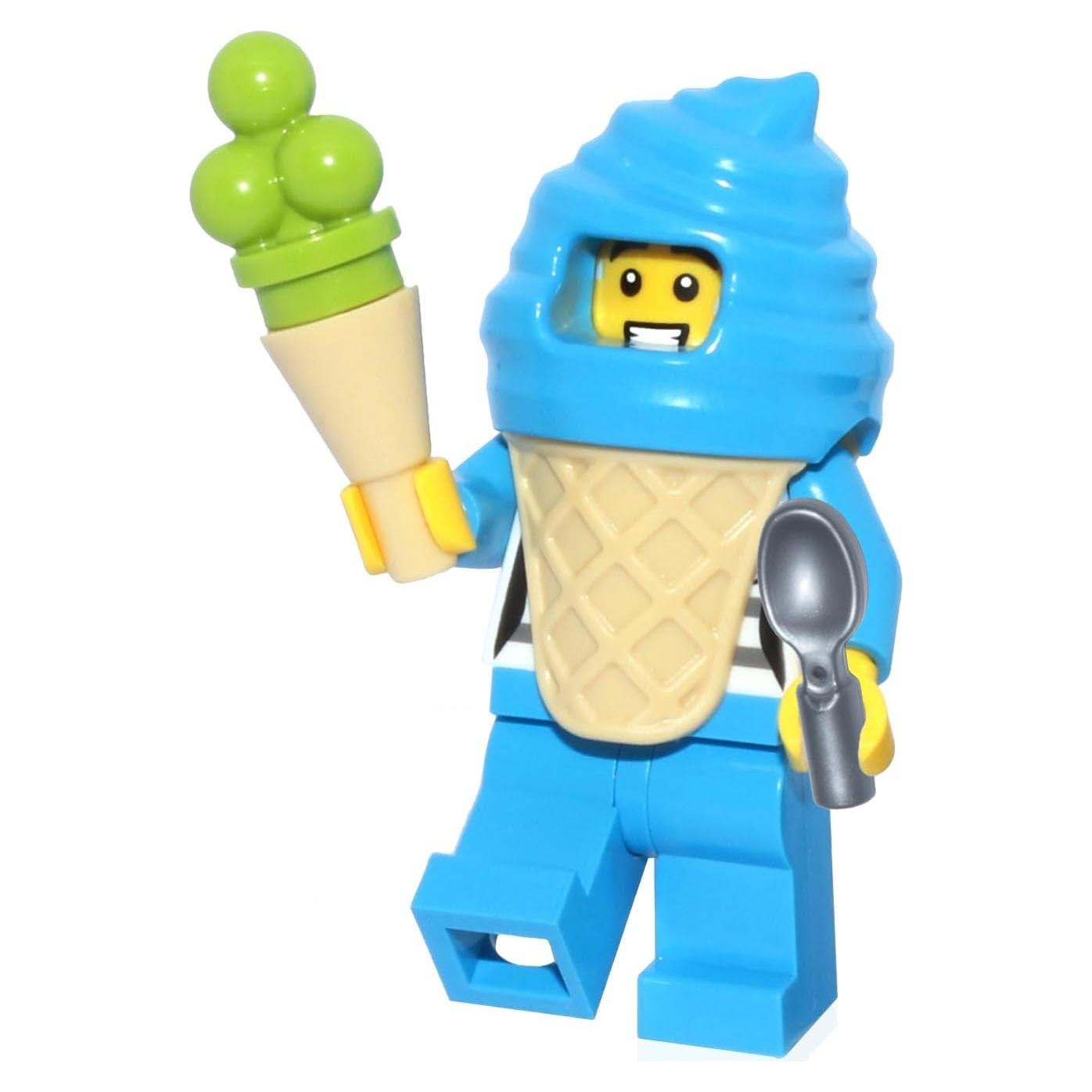 LEGO Minifigura Ciudad Vendedor de Helados Azul - Edición Limitada