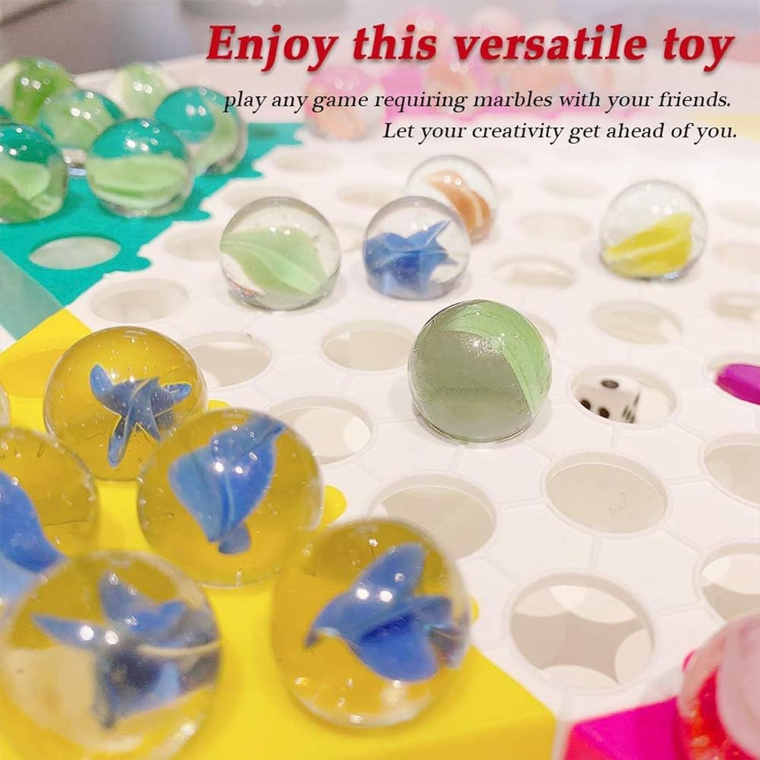 Canicas de Vidrio ShellKingdom 200PCS 1,43 cm Multicolor