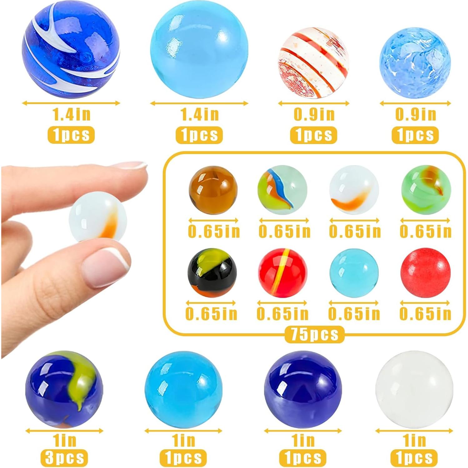 Canicas de Vidrio Shindel 85PCS para Niños - Diversión Creativa