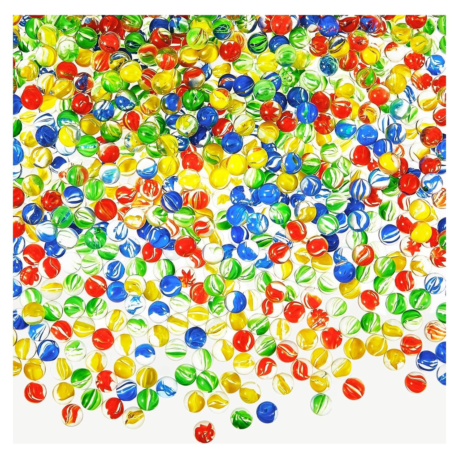 Canicas de Vidrio Libima 2400 Pcs Ojos de Gato 1.4 cm