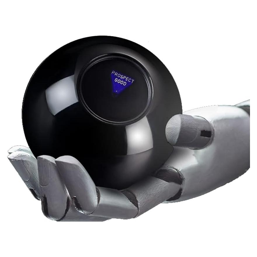 Bola Mística 8 Yassk Retro Adivinación 8,38 cm