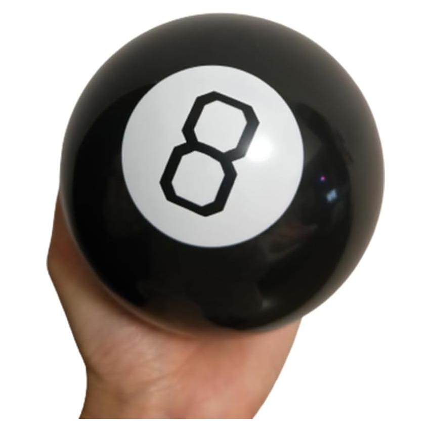 Juego de Adivinación Mystic 8 Ball - Bola Negra Retro 230g