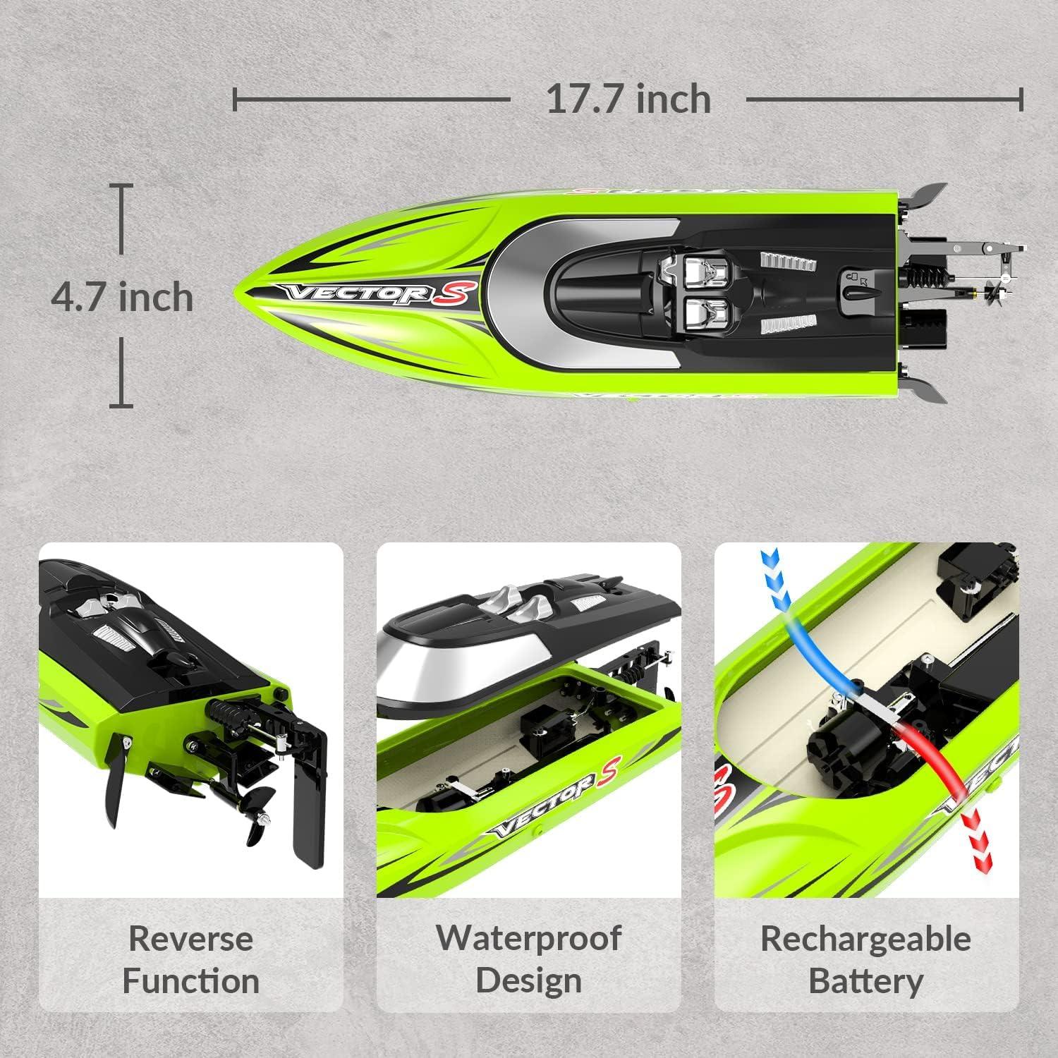 Barco RC VOLANTEXRC Vector SR48 48 km/h Verde