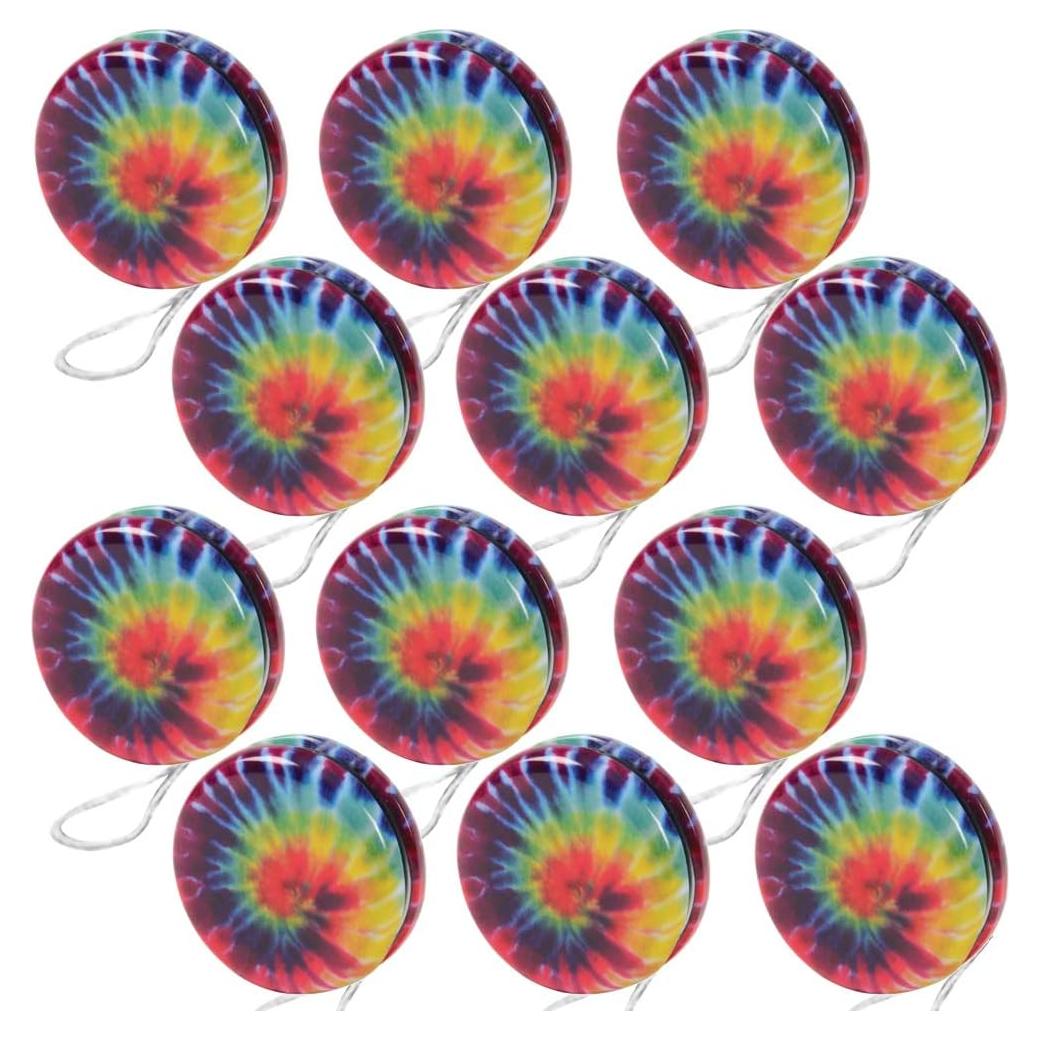 Yoyos Arcoíris ArtCreativity, Paquete de 12, Juguetes para Niños