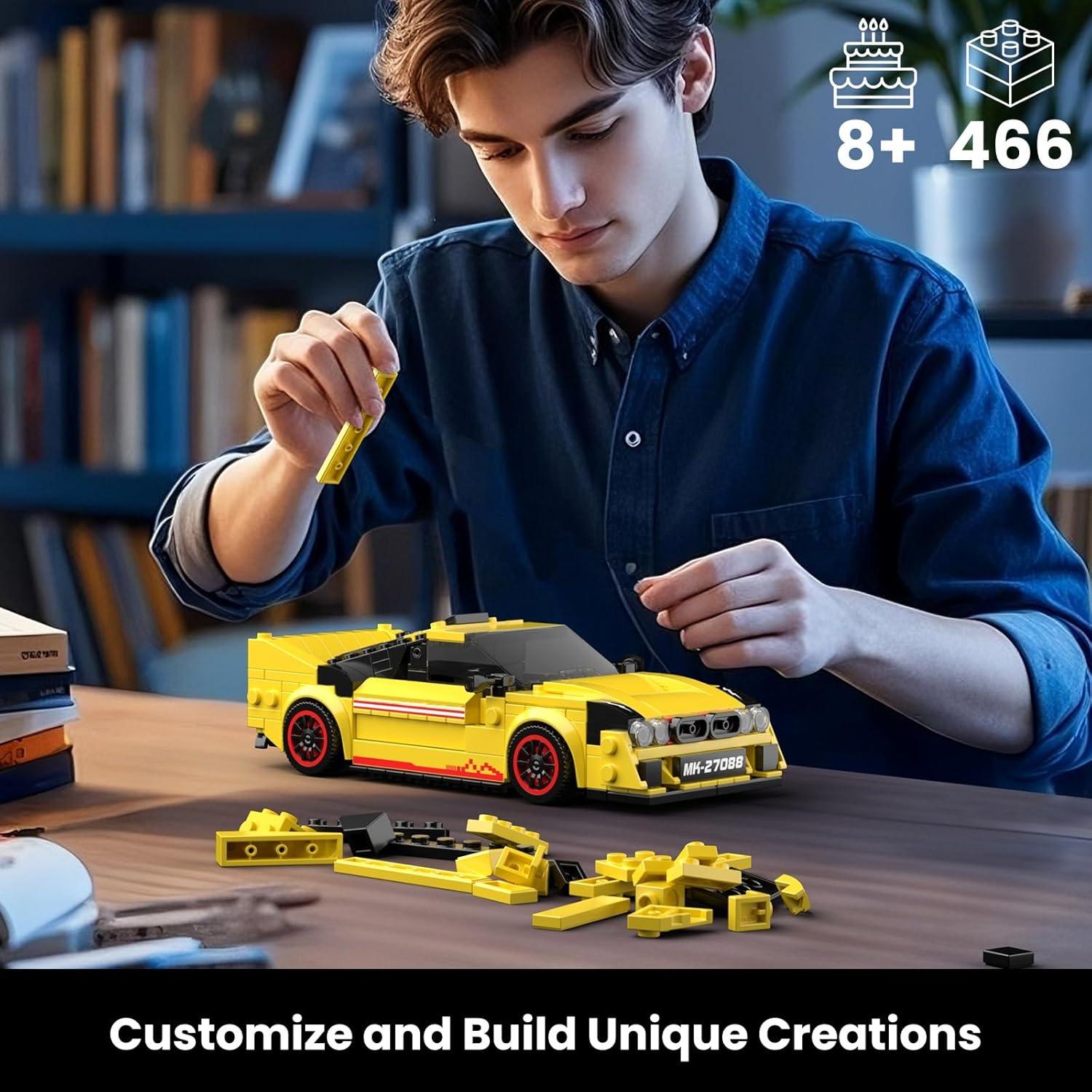 Kit de Construcción Coche Deportivo Mould King EVO-38 466 Pcs