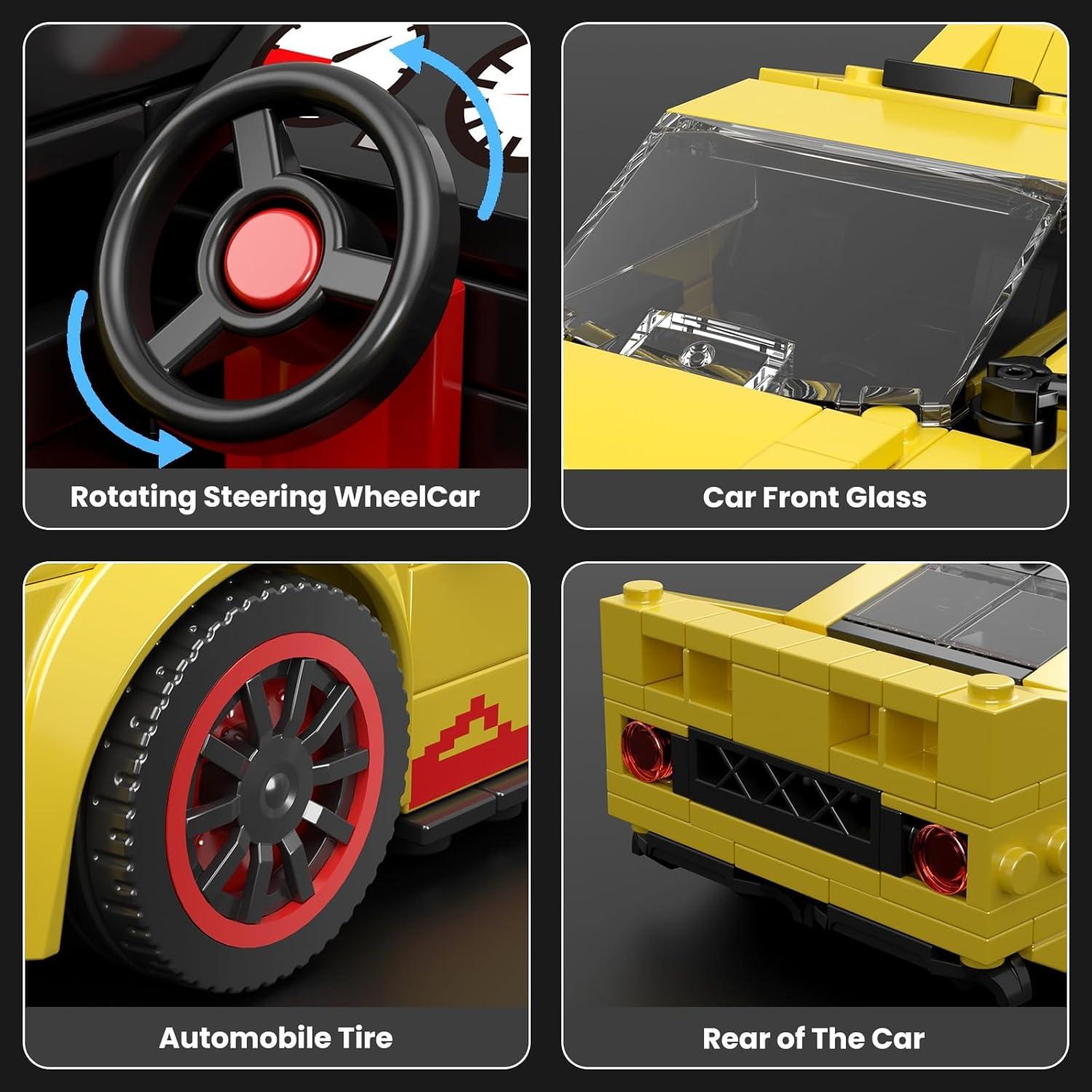 Kit de Construcción Coche Deportivo Mould King EVO-38 466 Pcs