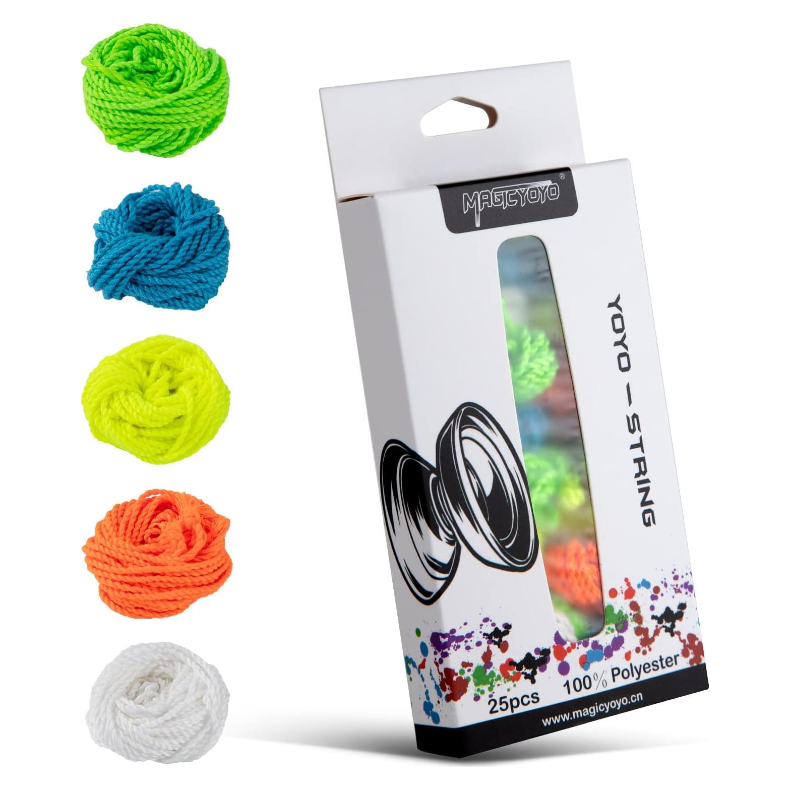 Cuerdas de Yoyo MAGICYOYO 25 Piezas 110 cm Colores Variados