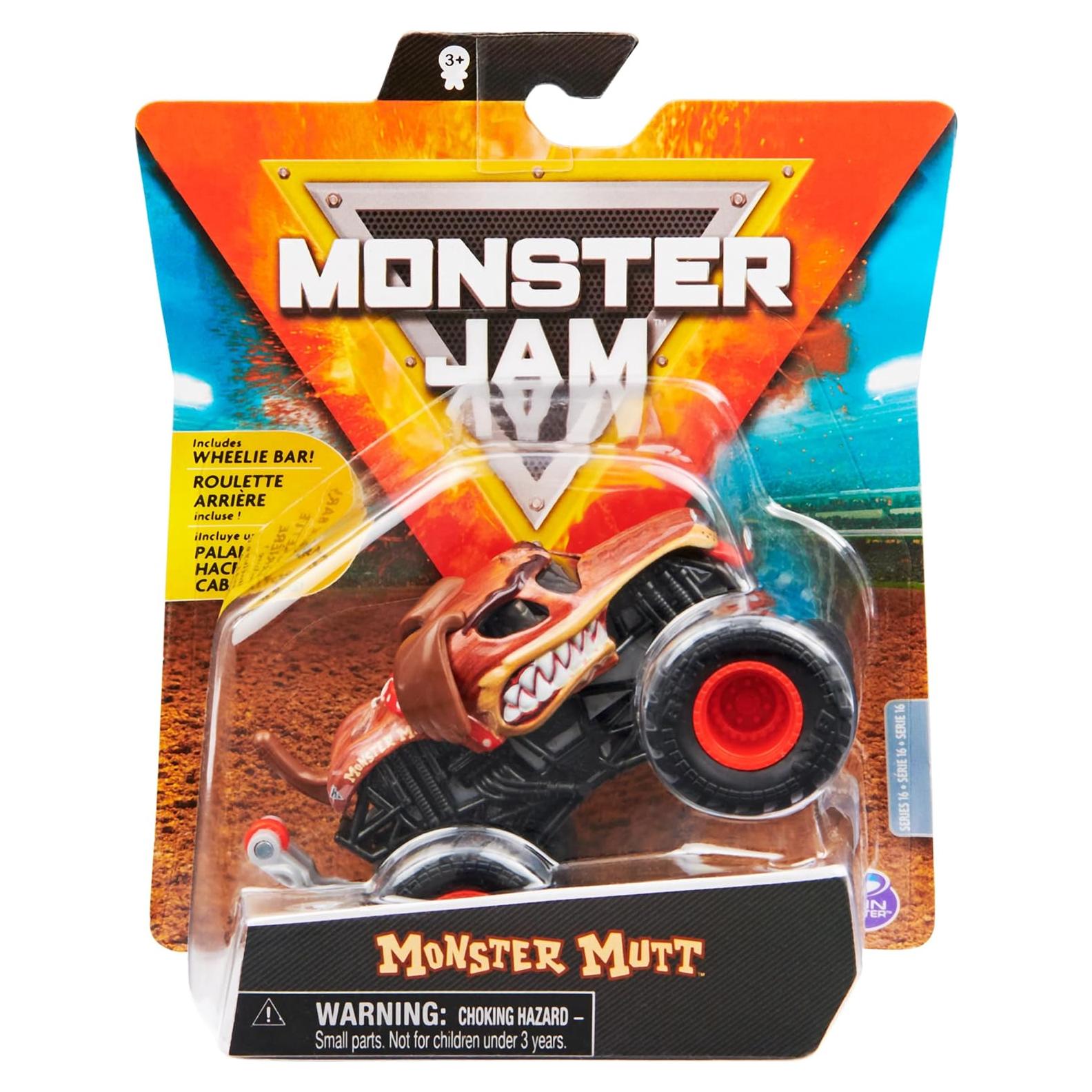 Camión Monstruo Die-Cast Monster Jam Monster Mutt 1:64