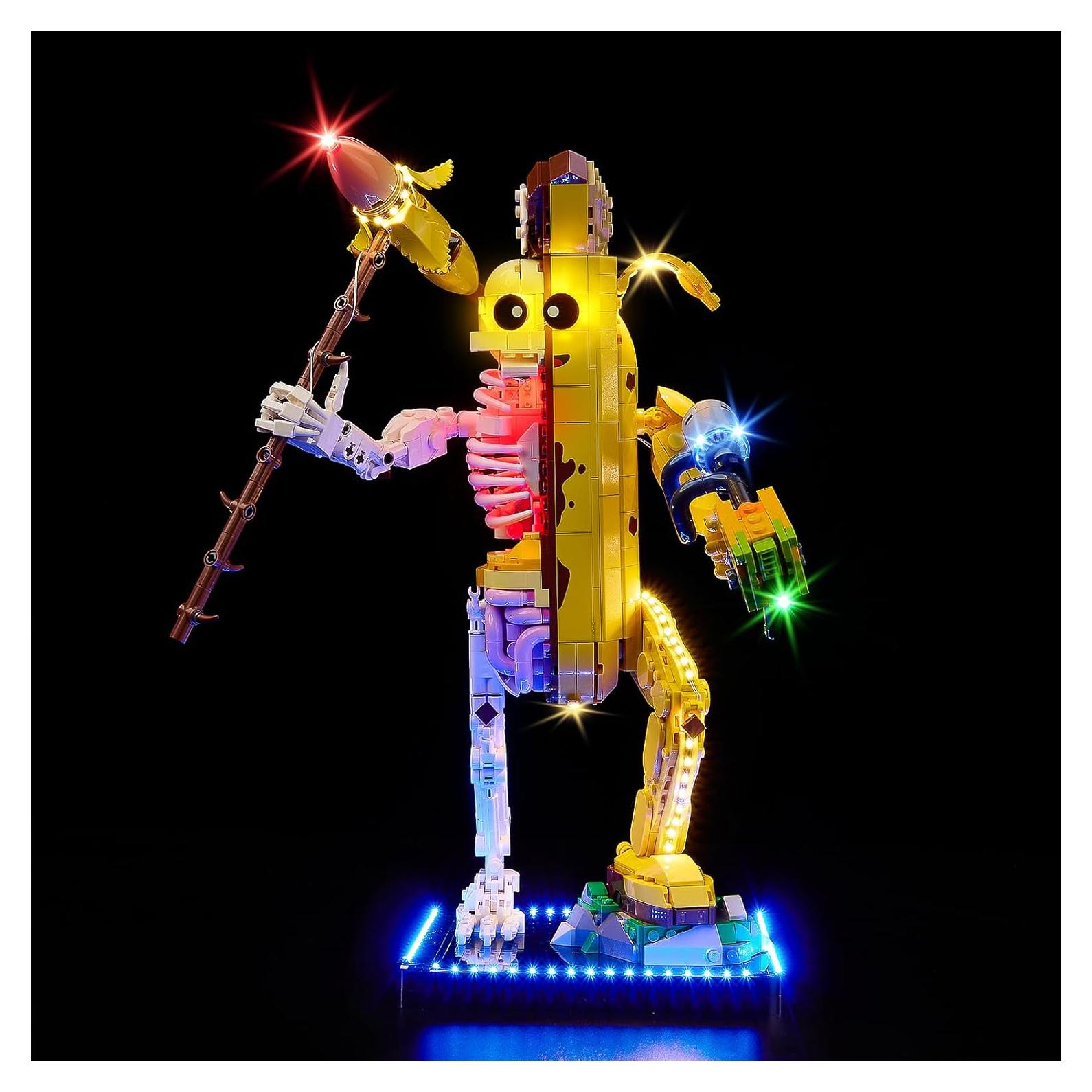 Kit de Luz LED BrickSoul para Lego Fortnite Peely Bone 77072