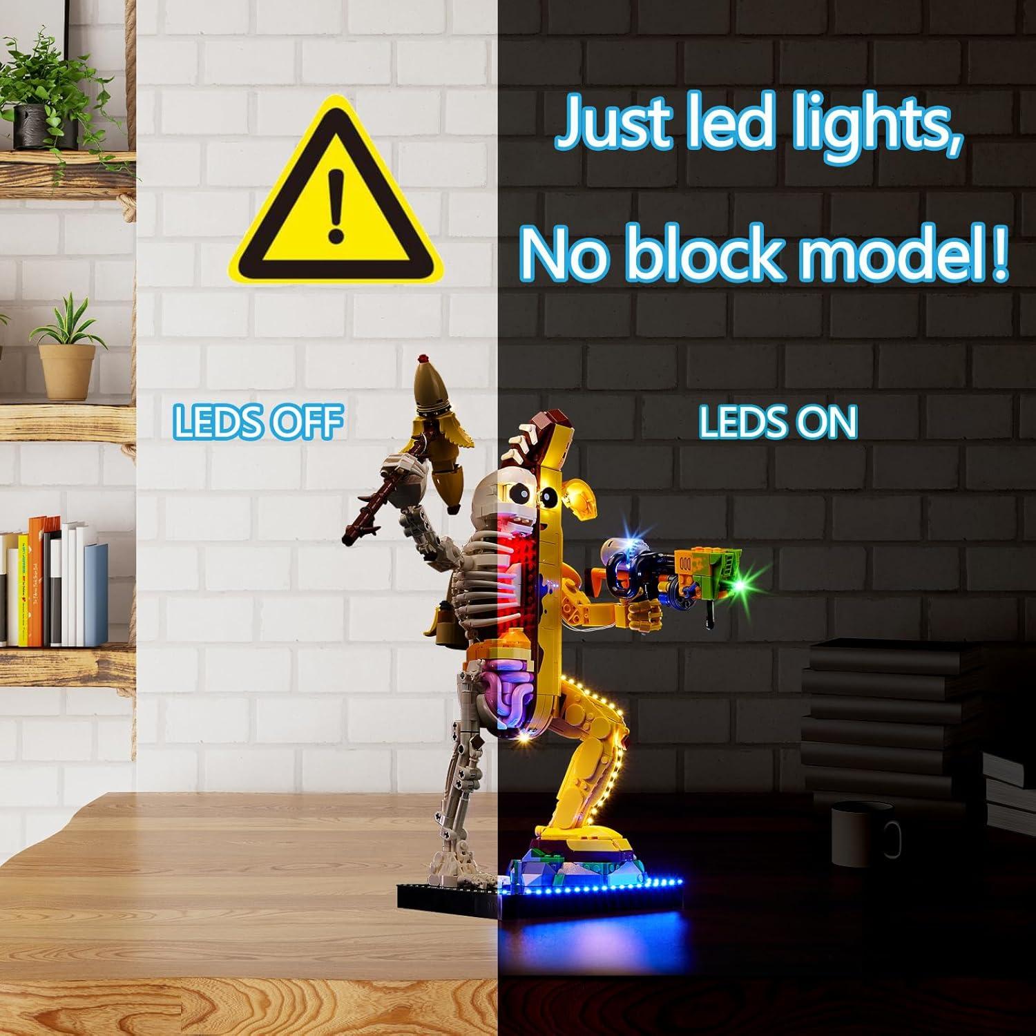 Kit de Luz LED BrickSoul para Lego Fortnite Peely Bone 77072