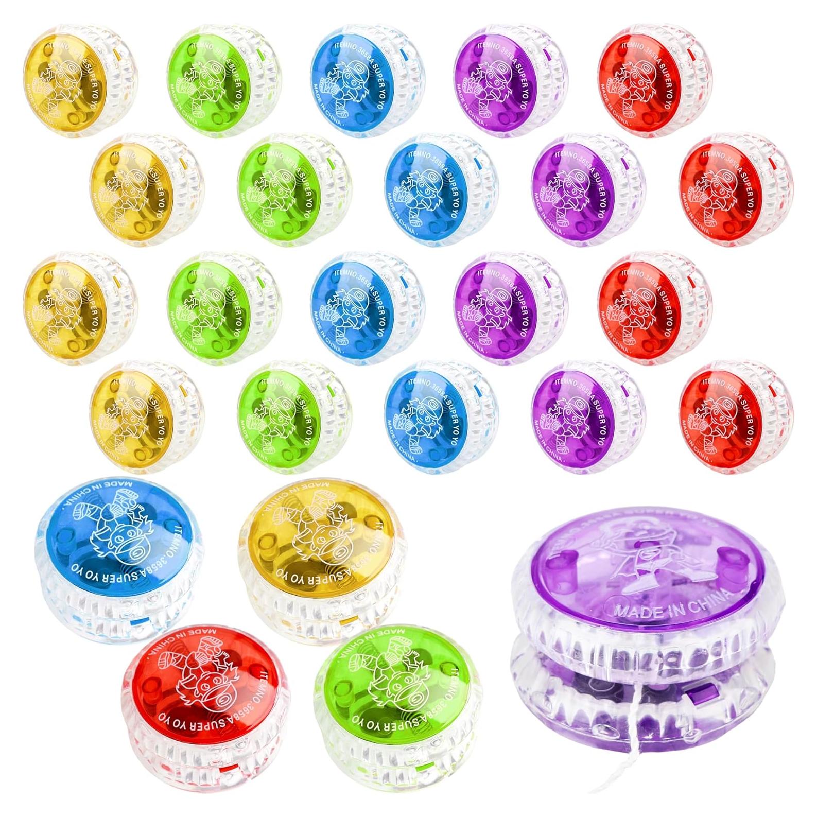 25 Pelotas Yo Yo LED Octaday 6 cm para Niños y Adultos