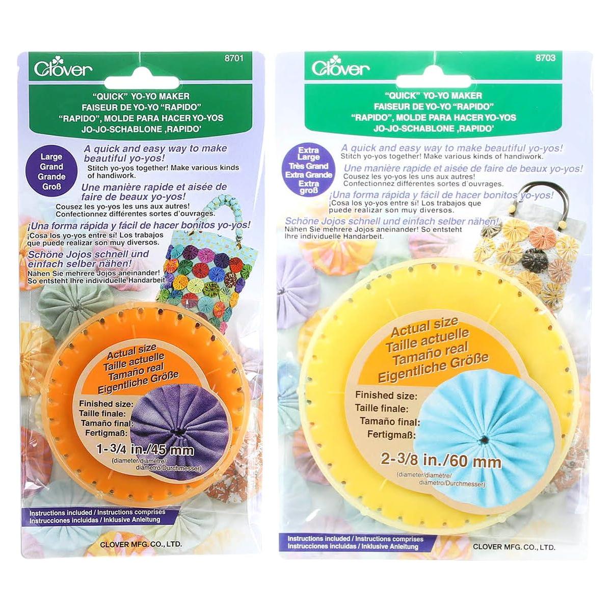 Paquete de 2 creadores de yo-yo Clover Grande y Extra Grande