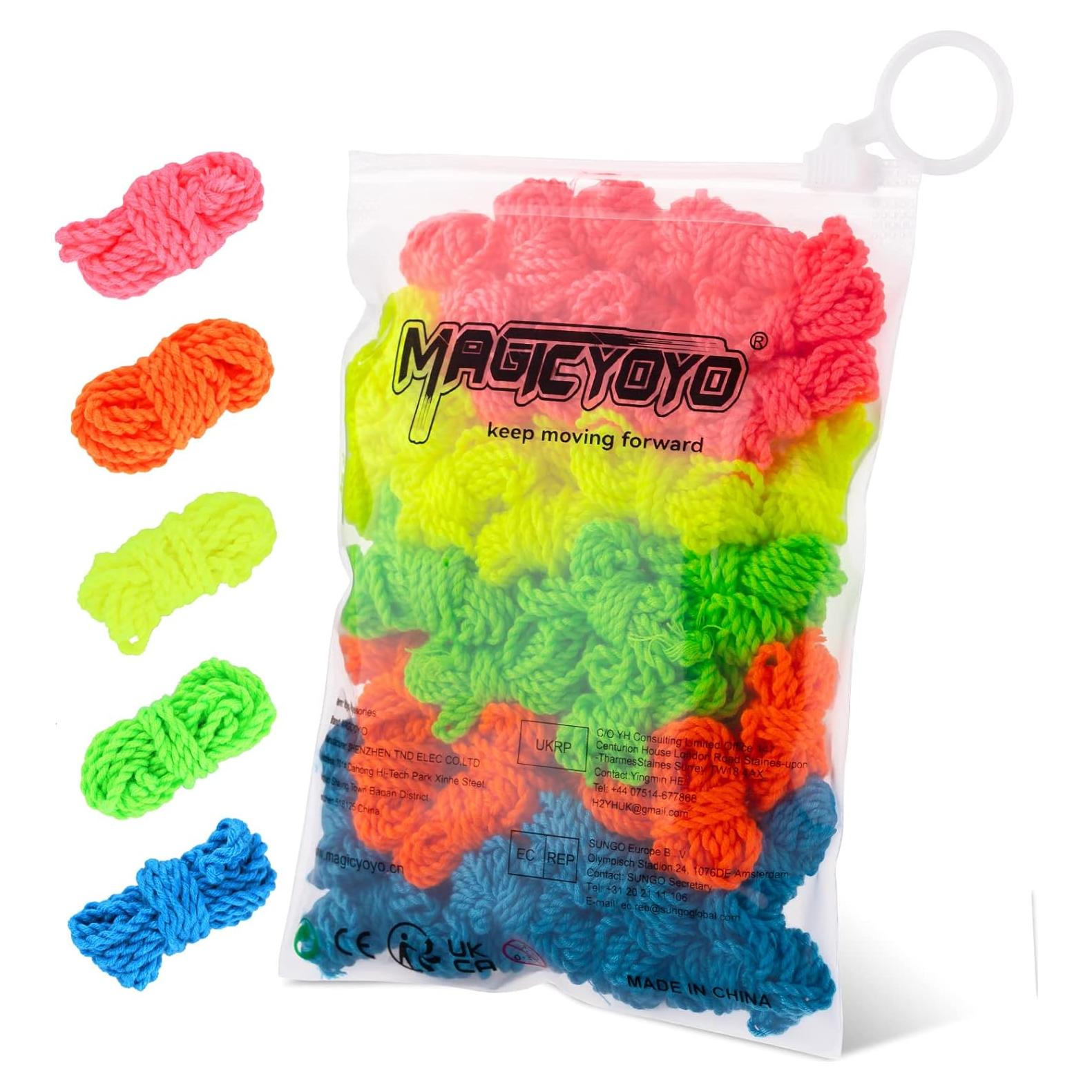 Paquete de Cuerdas de Yoyo ShungRu 50 Piezas 110 cm Colores