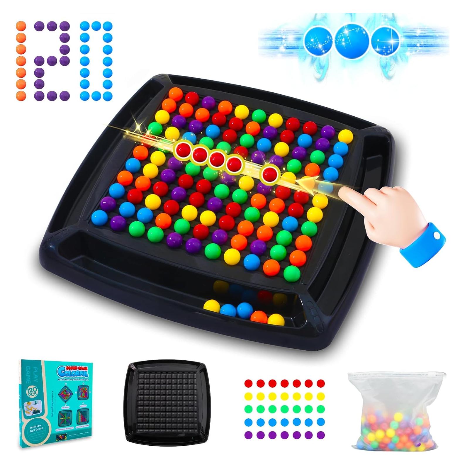 Juego de Mesa de Estrategia Doble 120 Canicas Moiegouct