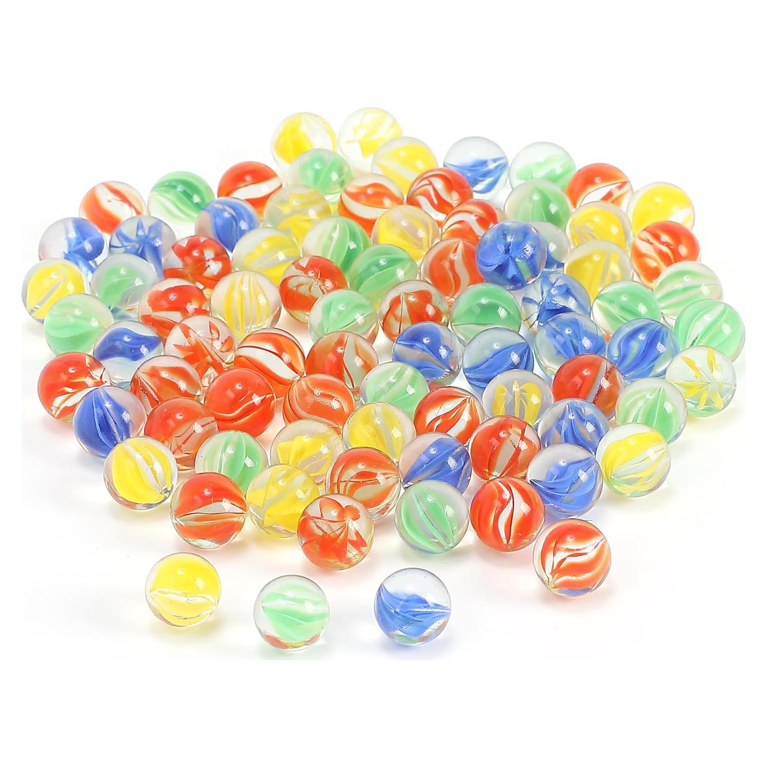 400 Canicas de Ojo de Gato CHU KE 1,42 cm para Juegos